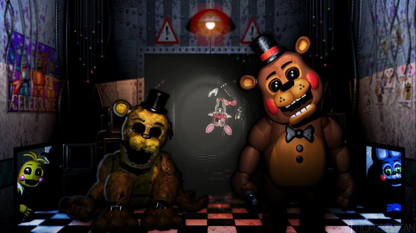 Freddy e animatronici FNAF, 1366x768 720p, PC