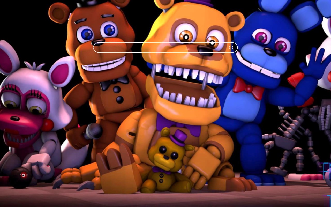 Personaggi FNaF World animatronici, 1280x800 720p, Laptop