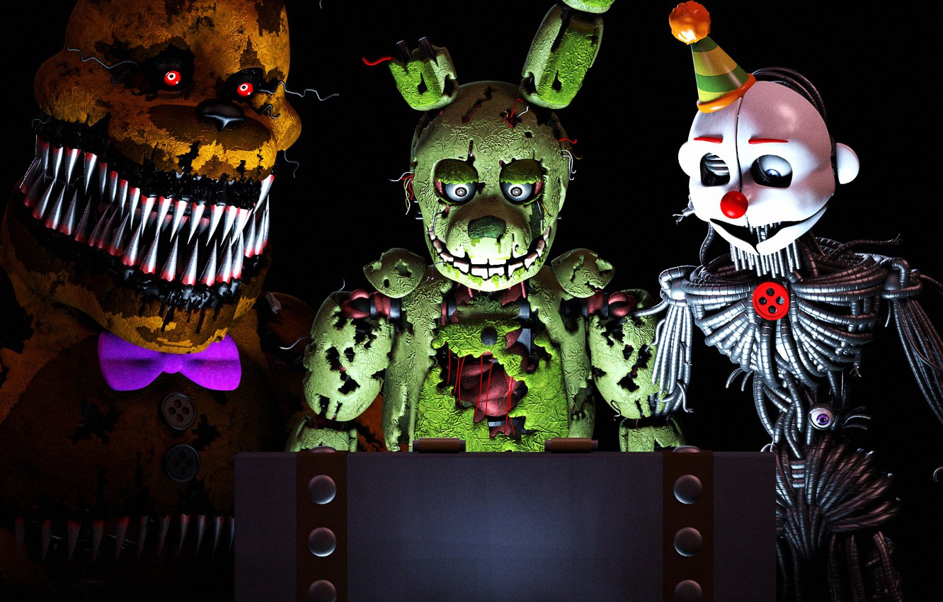Animatronici Five Nights at Freddy's, 1332x850 HD, Desktop