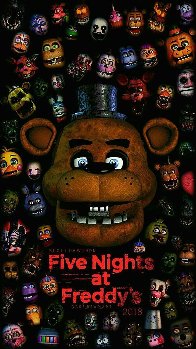 Freddy Fazbear e animatronici FNAF, 670x1191 Full HD Verticale, iPhone