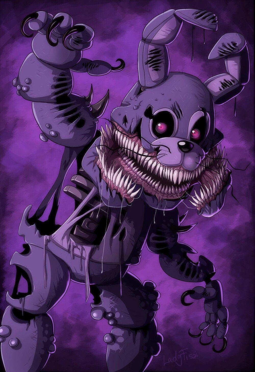 Springtrap coniglio viola FNAF, 1000x1461 Verticale, Telefono