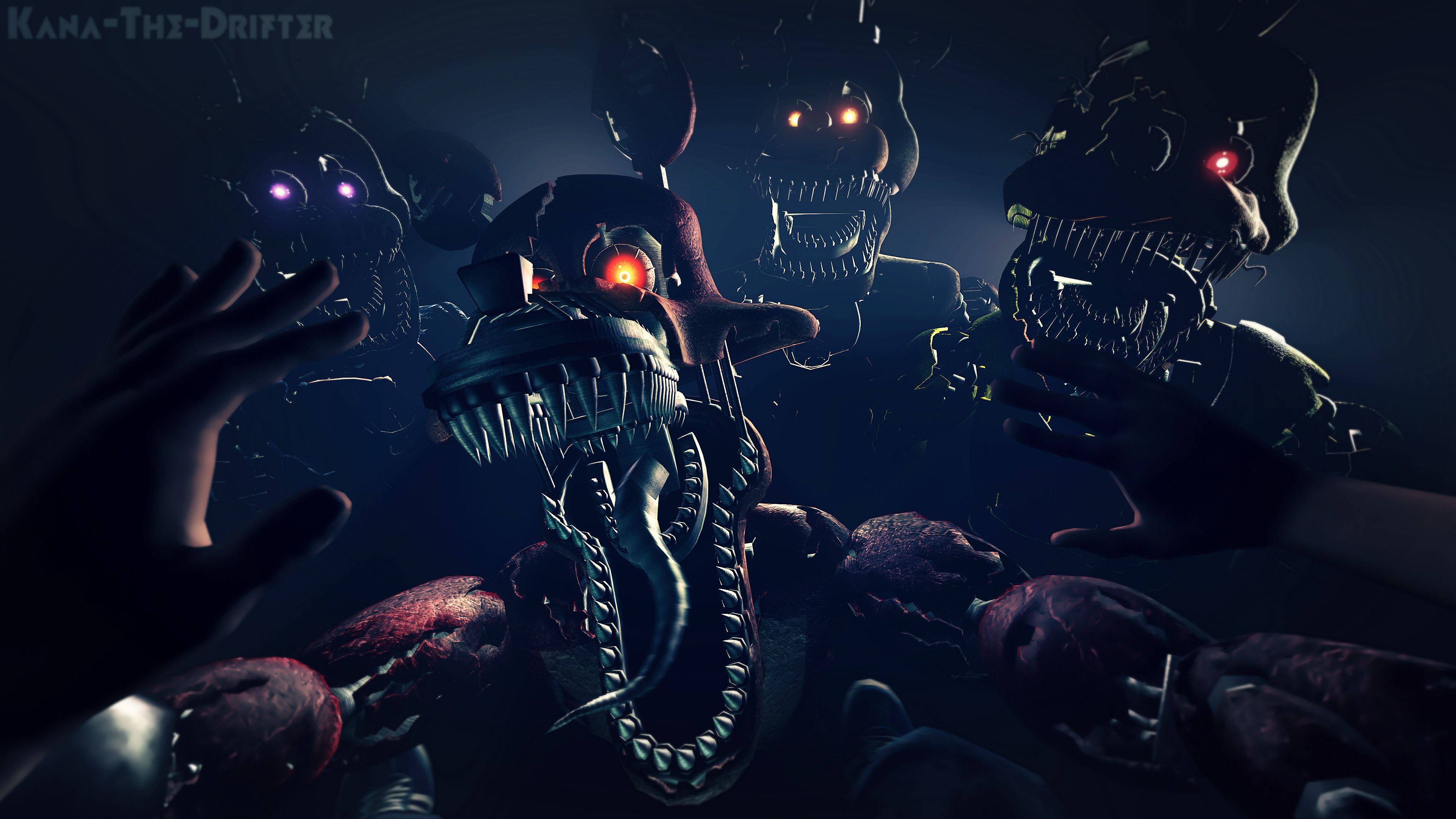 Animatronici horror Five Nights at Freddy's, 3840x2160 4K, Desktop 4K