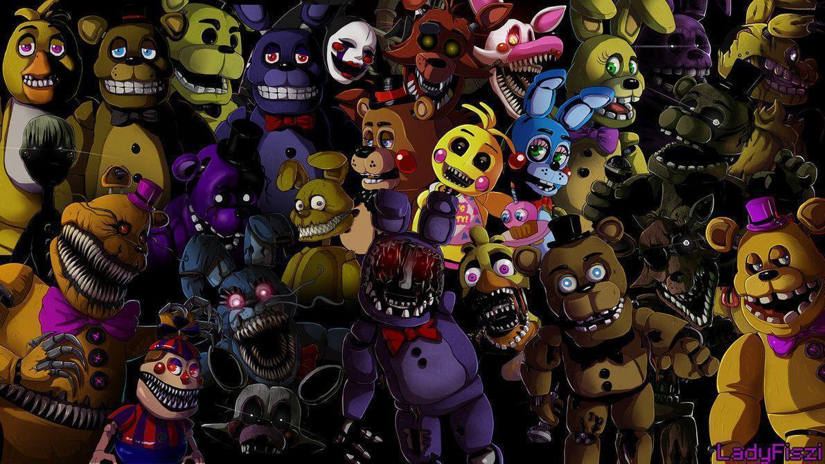 Personaggi Five Nights at Freddy's, 1191x670 HD, Desktop