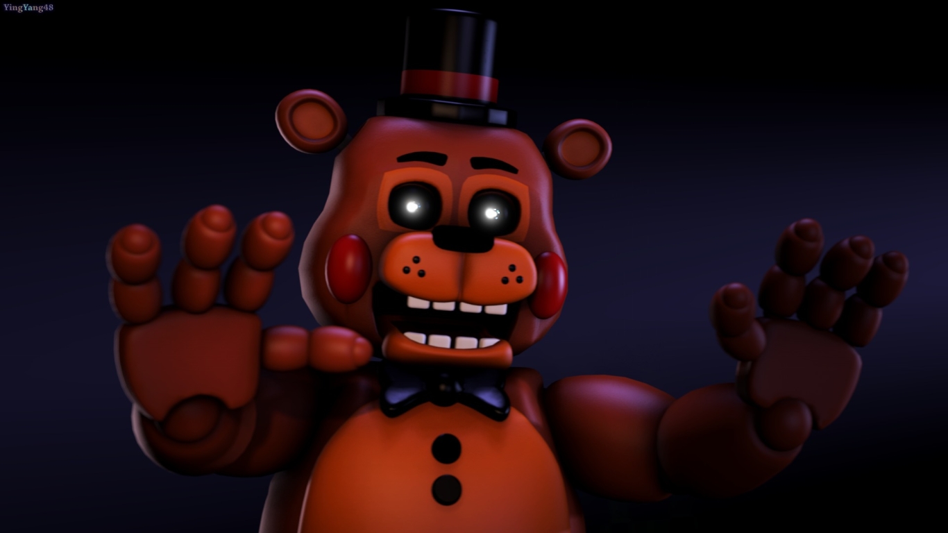 Freddy Fazbear animatronico orso, 1366x768 HD, PC Desktop