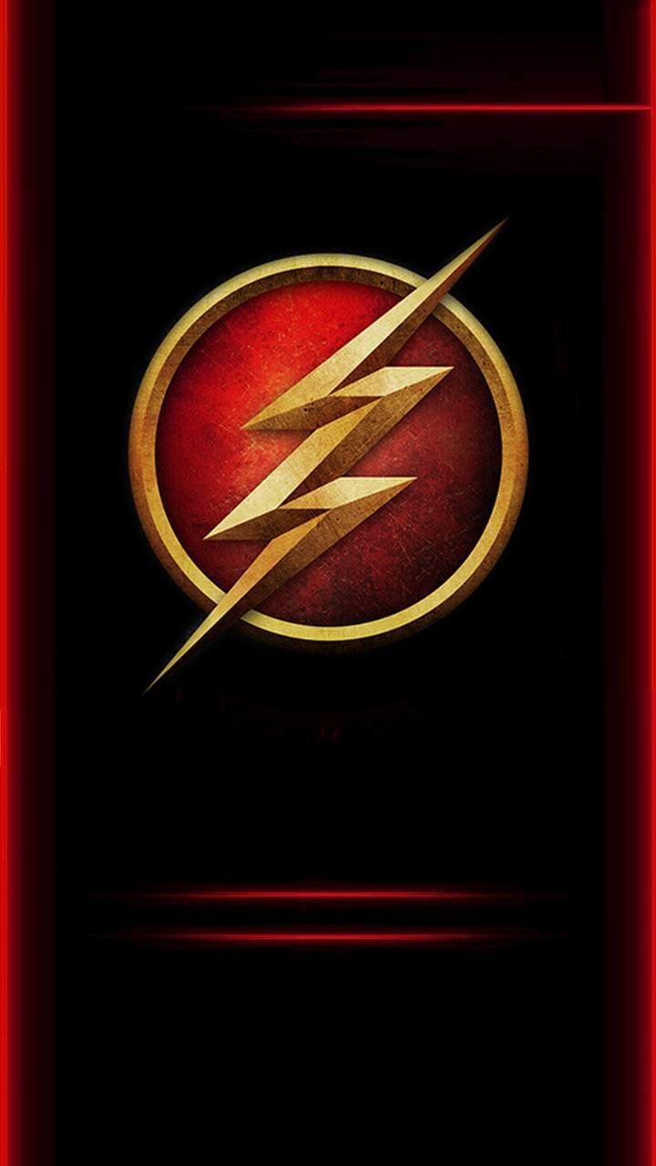 Logo Flash fulmine rosso, 720x1280 Verticale, Telefono