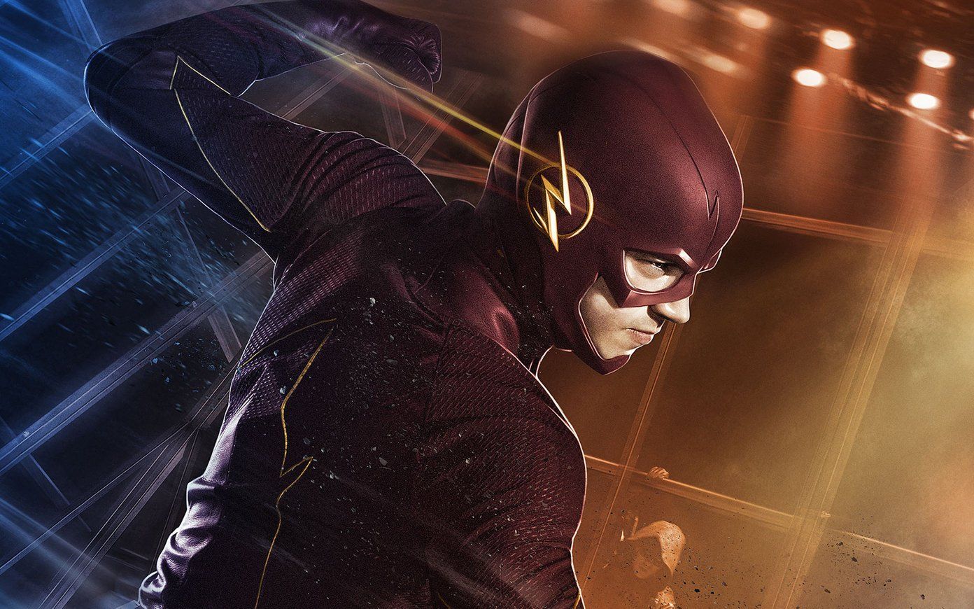 The Flash costume rosso, 1392x870 HD, Desktop