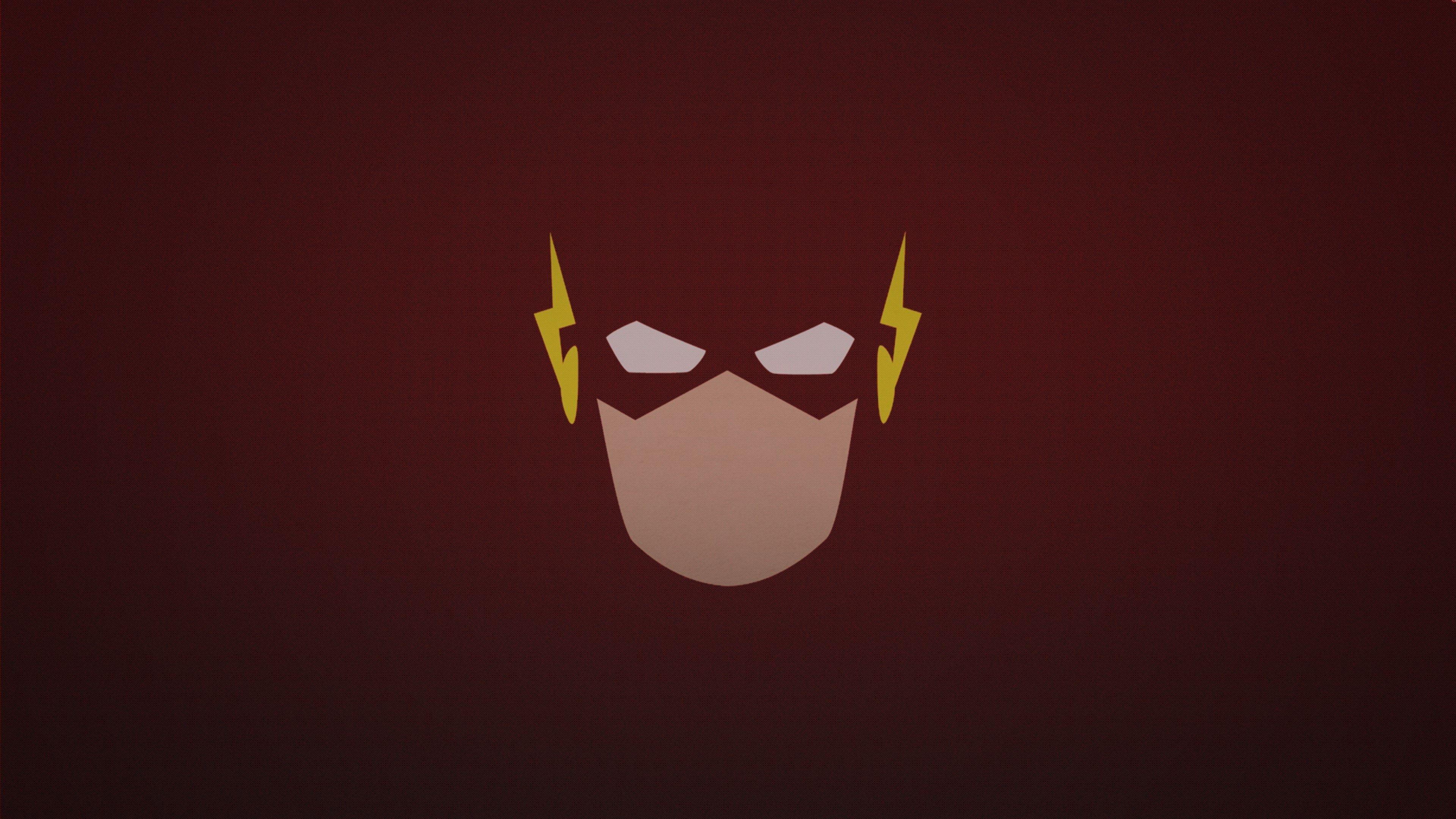 The Flash minimalista maschera, 3840x2160 UHD, PC 4K