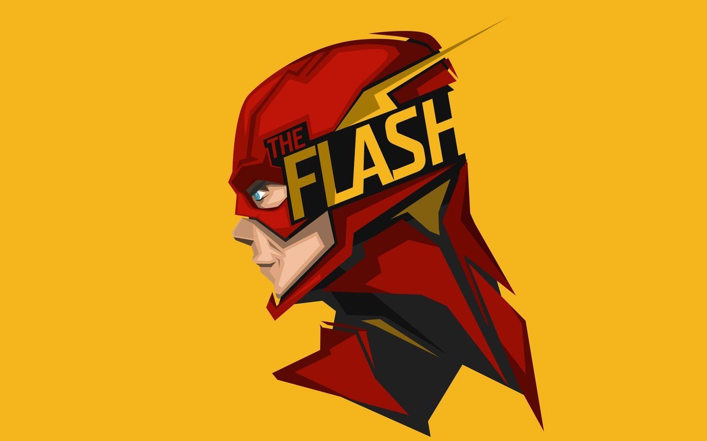 The Flash maschera profilo, 1392x870 720p, Laptop