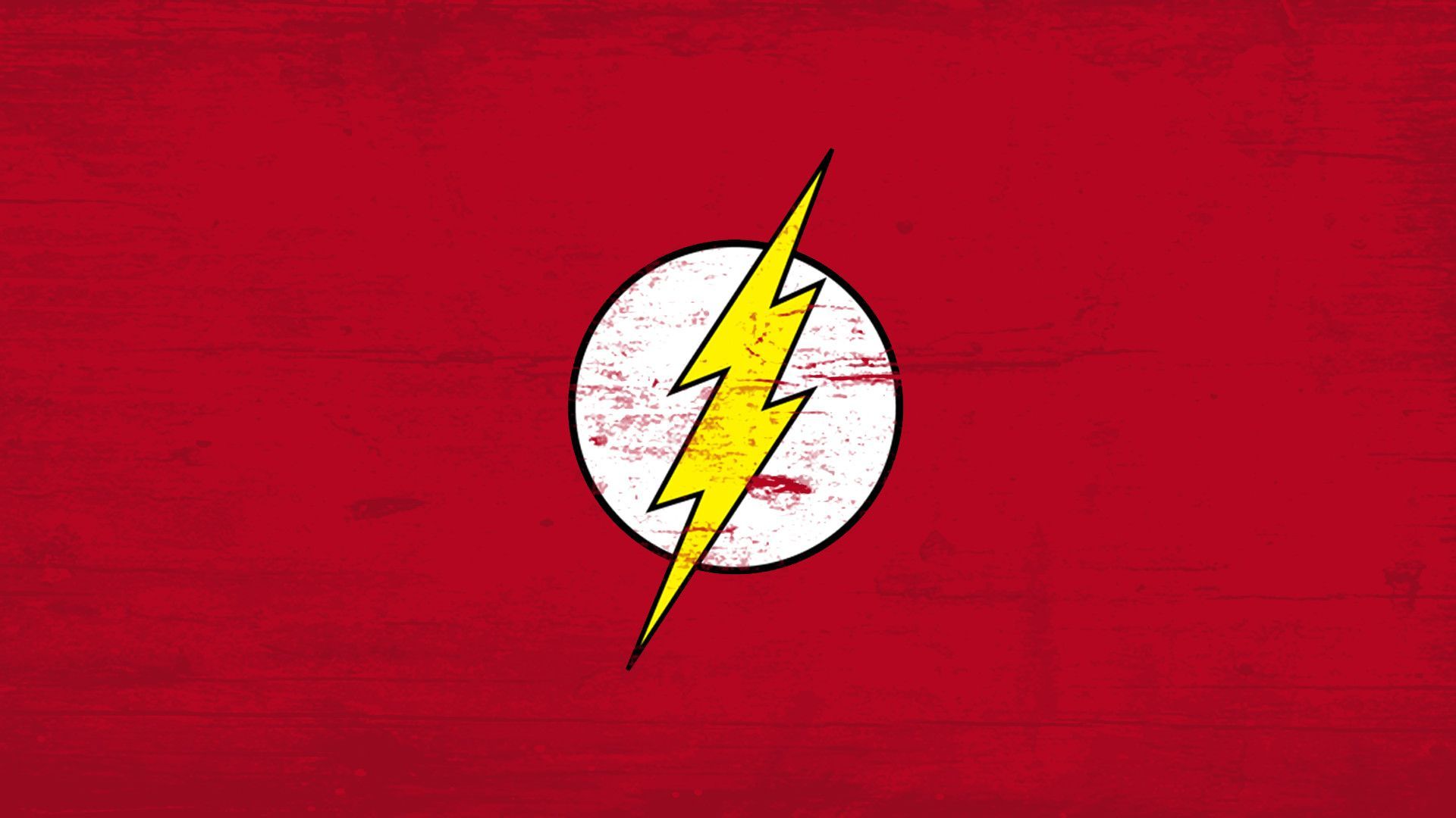 Logo The Flash rosso, 1920x1080 Full HD, Desktop