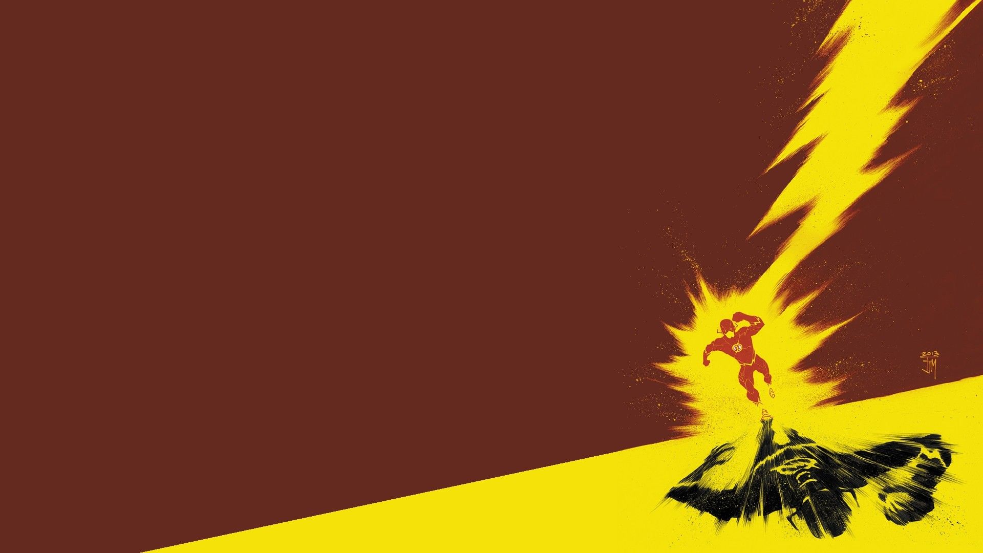 The Flash fulmine giallo, 1920x1080 Full HD 1080p, PC Desktop