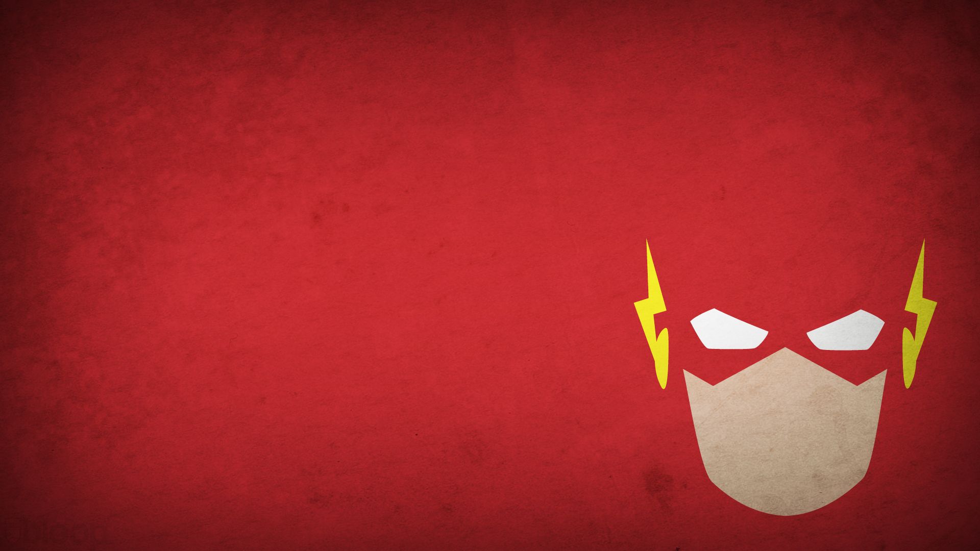 Maschera minimalista The Flash, 1920x1080 Full HD, PC Desktop
