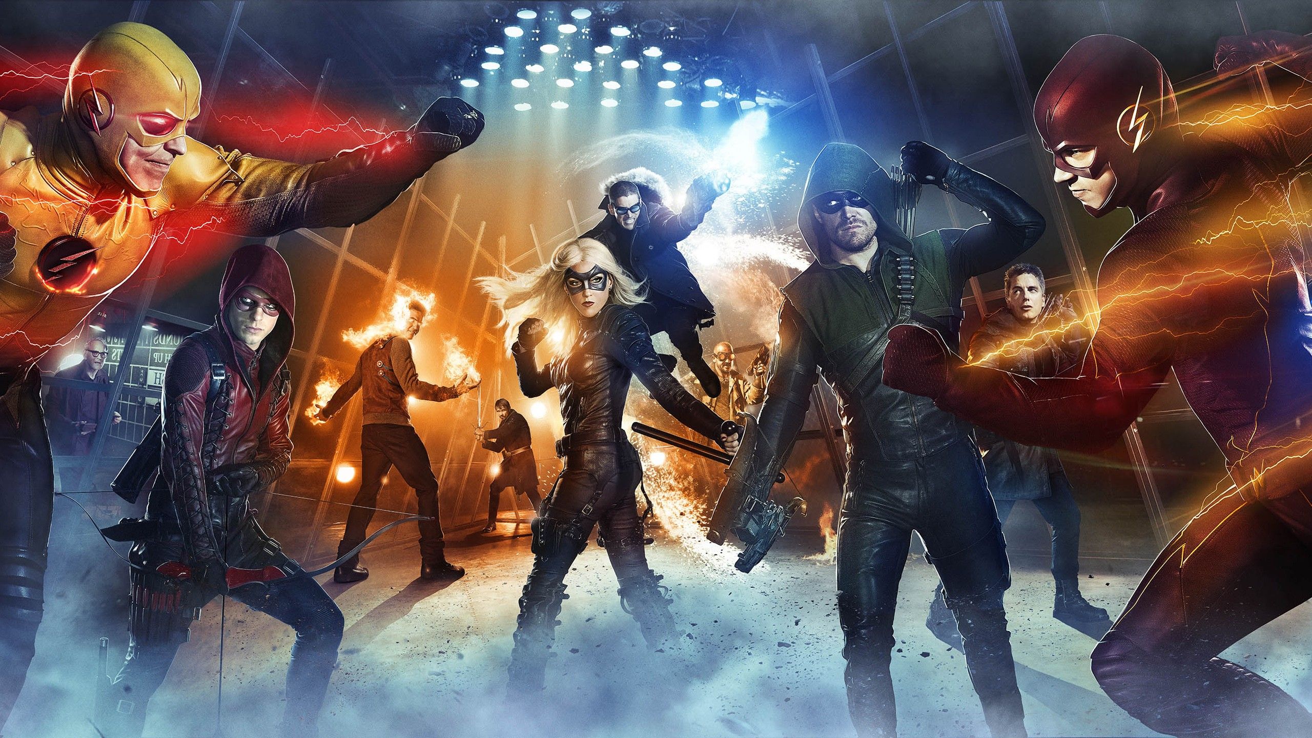 The Flash Arrow supereroi gruppo, 2560x1440 1440p, Desktop
