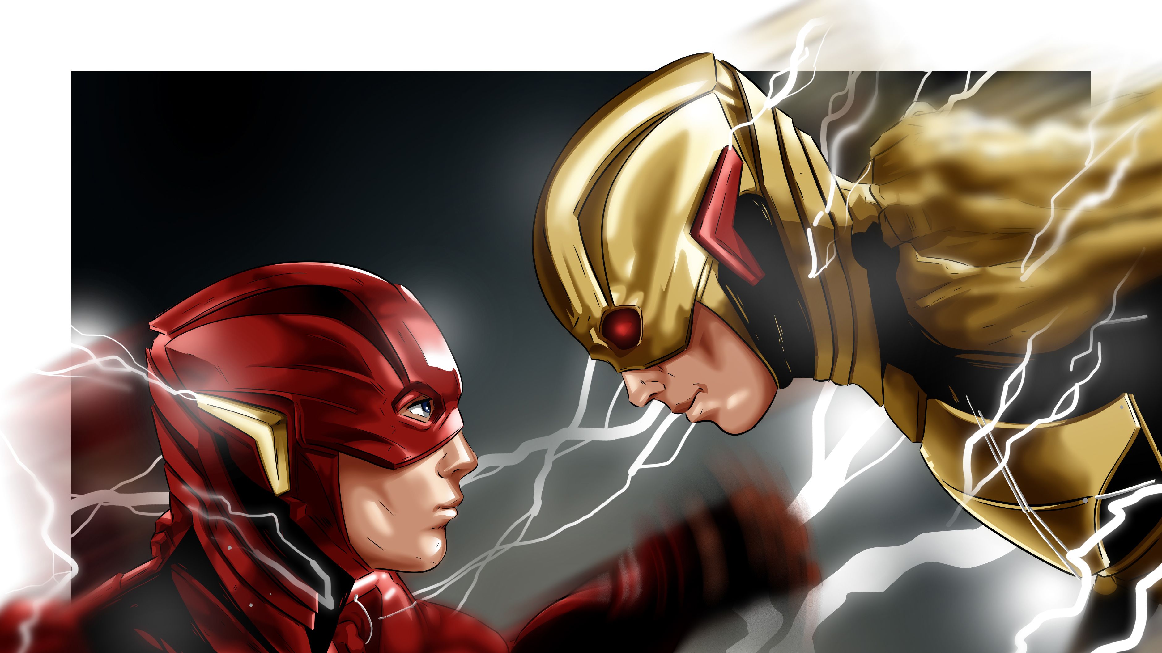 Flash contro Reverse Flash, 3759x2114 2K+, Desktop
