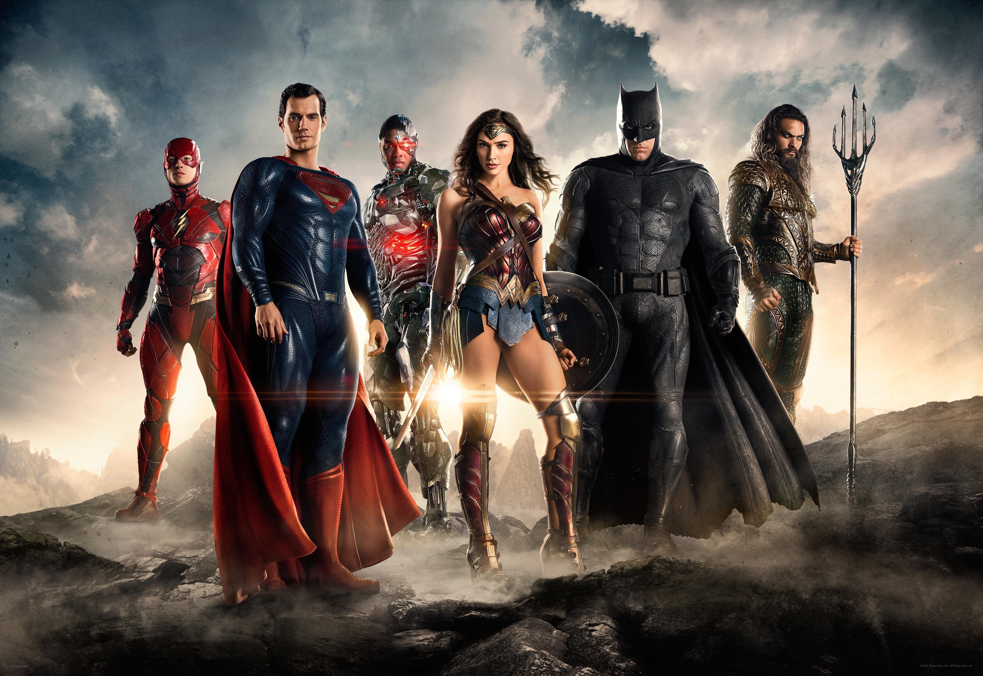 Justice League supereroi gruppo, 4000x2750 Ultra HD, 4K TV