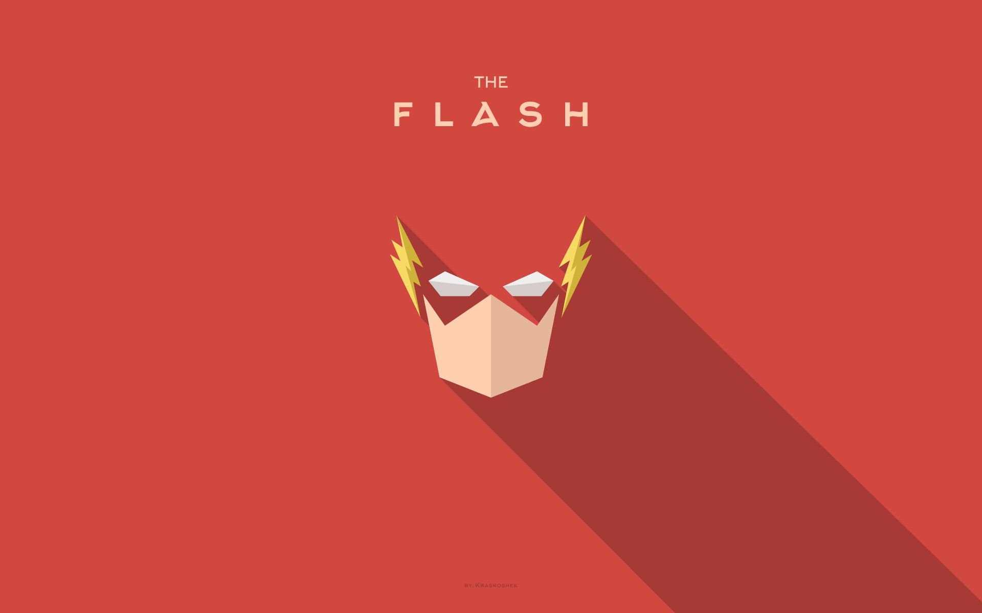 The Flash maschera minimal, 1920x1200 Full HD+ WUXGA, PC Desktop