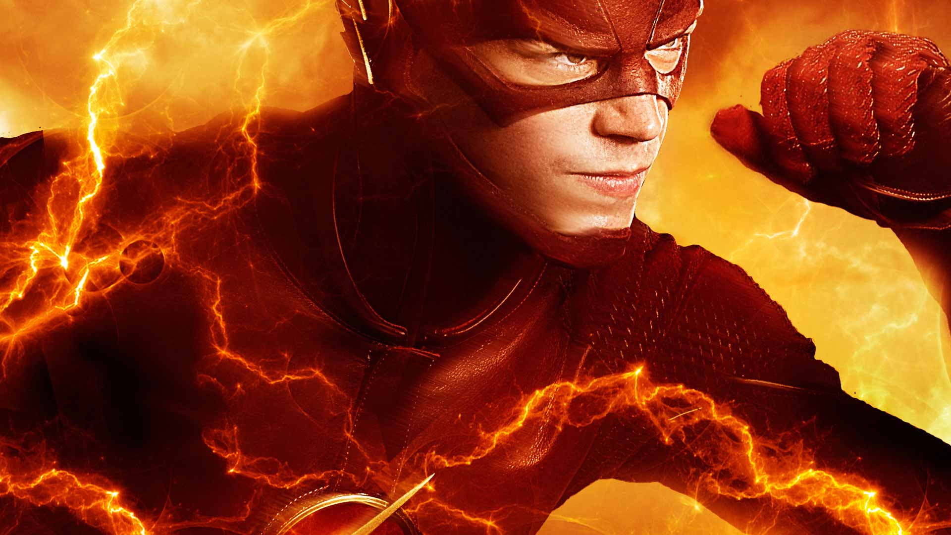 The Flash correndo fulmini, 1920x1080 Full HD, PC Desktop