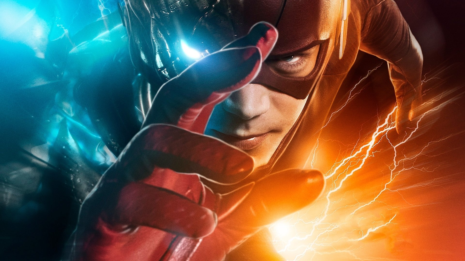 Flash con fulmini, The Flash, 1920x1080 Full HD, Desktop