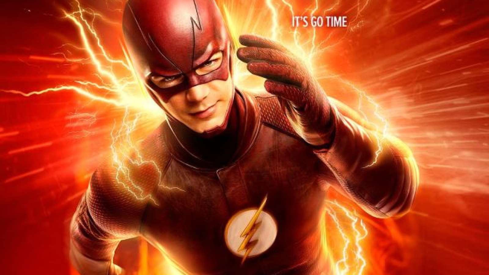 The Flash con fulmini rossi, 1600x900 900p, Desktop