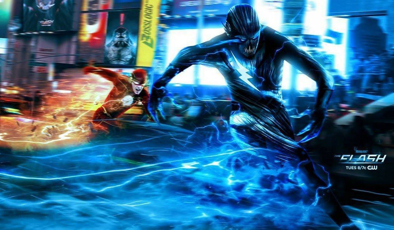 Flash contro Zoom, corsa, 1280x746 HD, Desktop