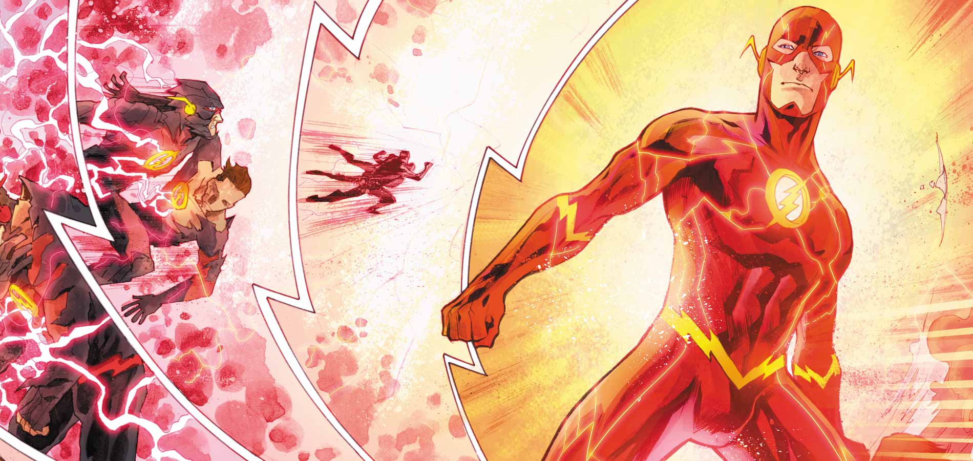 The Flash supereroe corsa, 1900x900 900p, Desktop