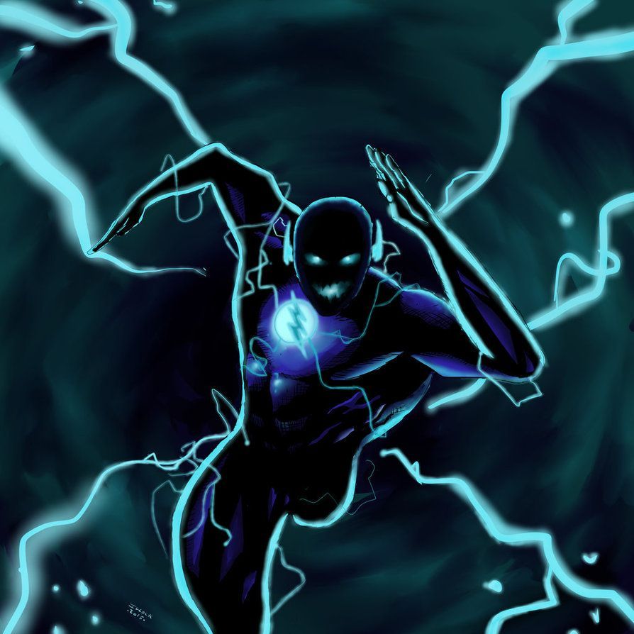 Flash Zoom con fulmini blu, 894x894 HD, Desktop