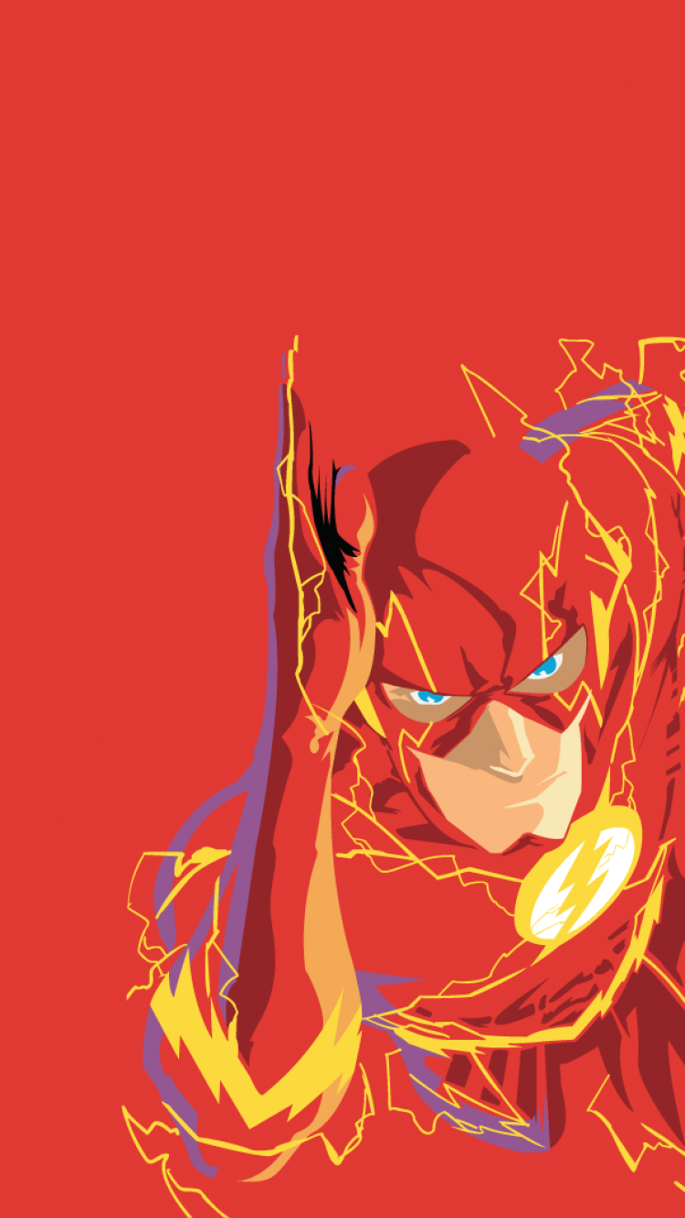 Flash supereroe DC Comics, 750x1334 Full HD Verticale, iPhone