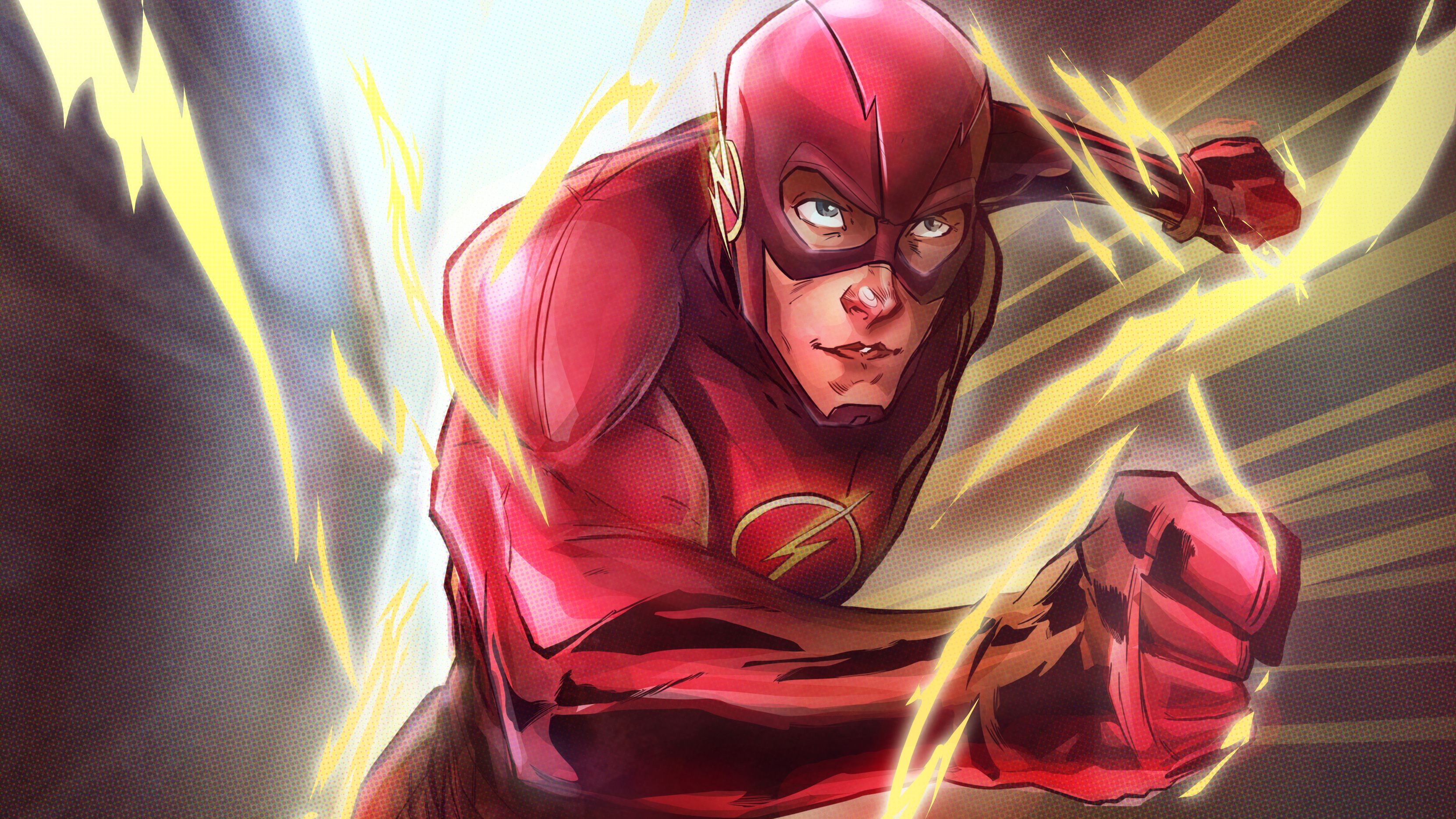 The Flash che corre, 3321x1868 2K+, Monitor Gaming