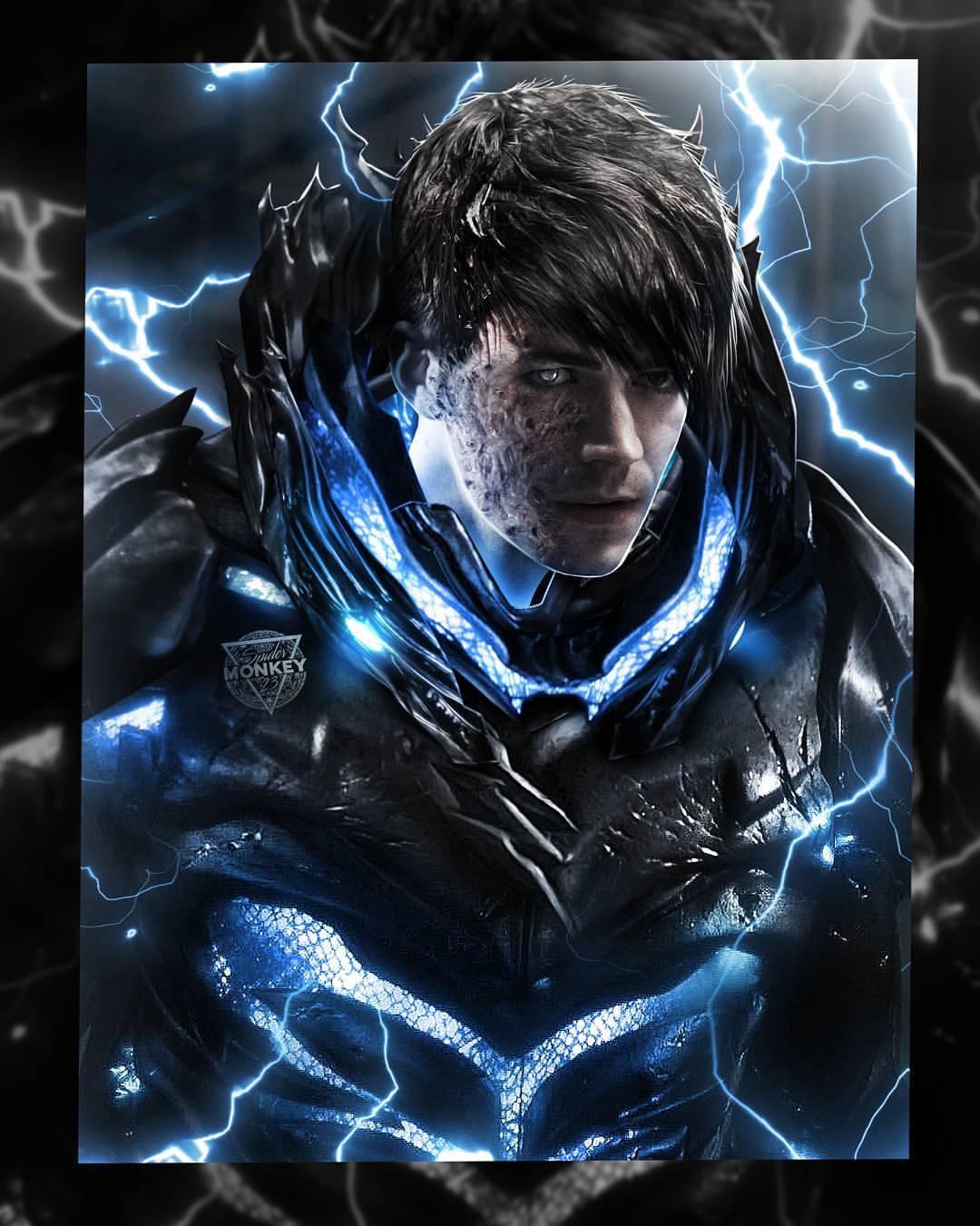 Batman armatura scura futuristica, 2560x1440 1440p, Monitor Gaming
