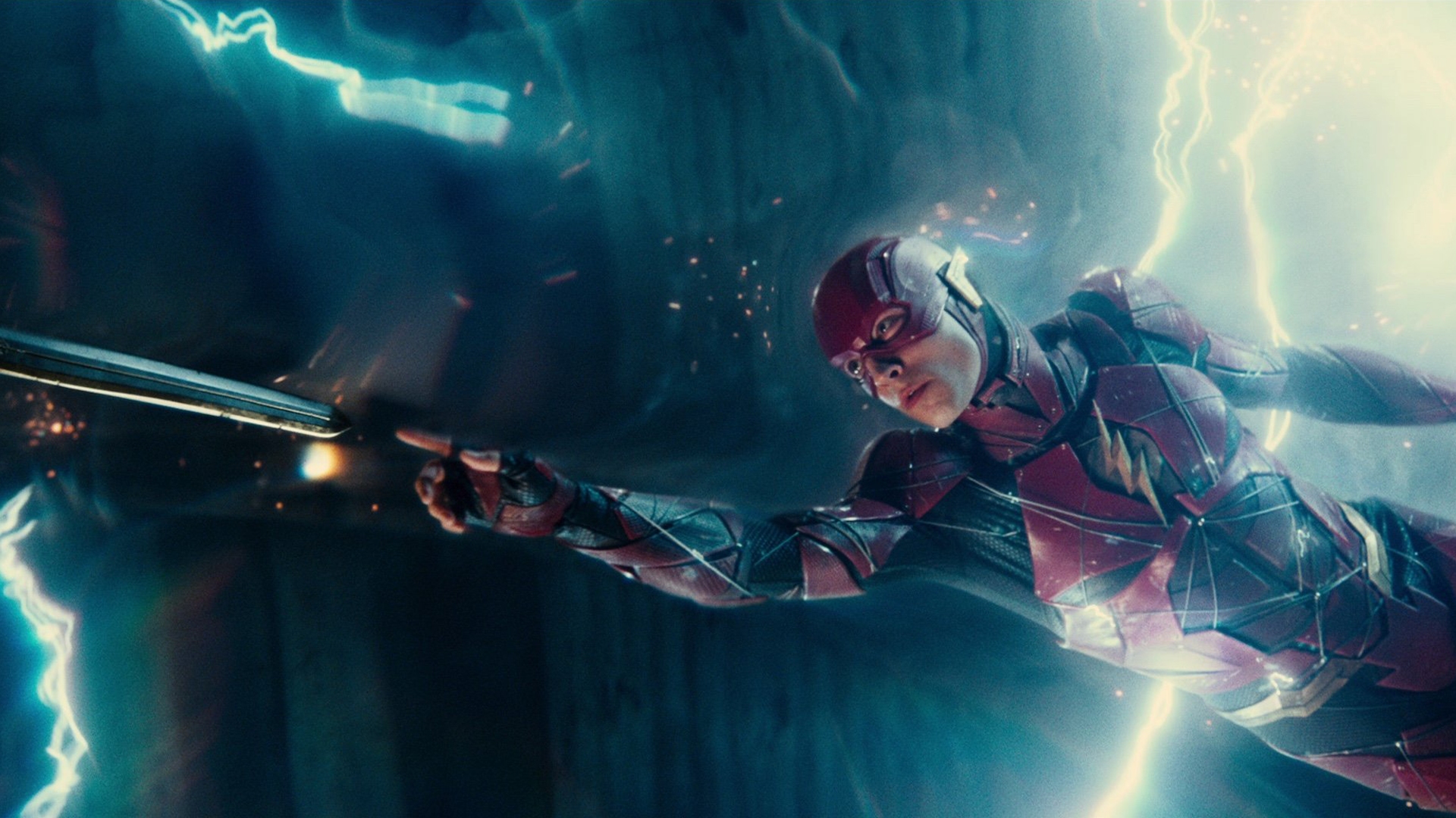 Flash Justice League fulmini, 1920x1080 1080p, Desktop