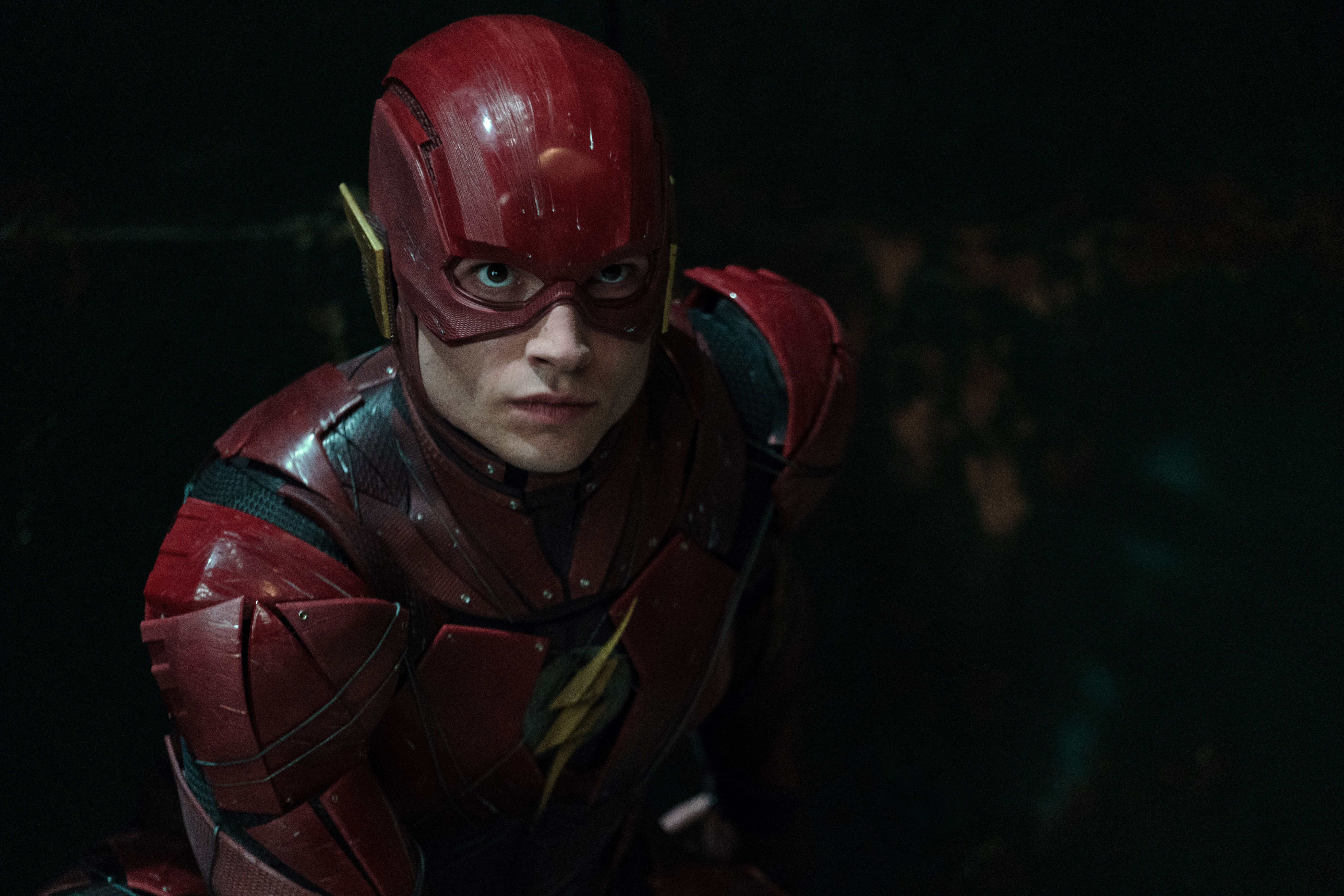 Flash Justice League costume rosso, 7952x5304 UHD, PC 4K