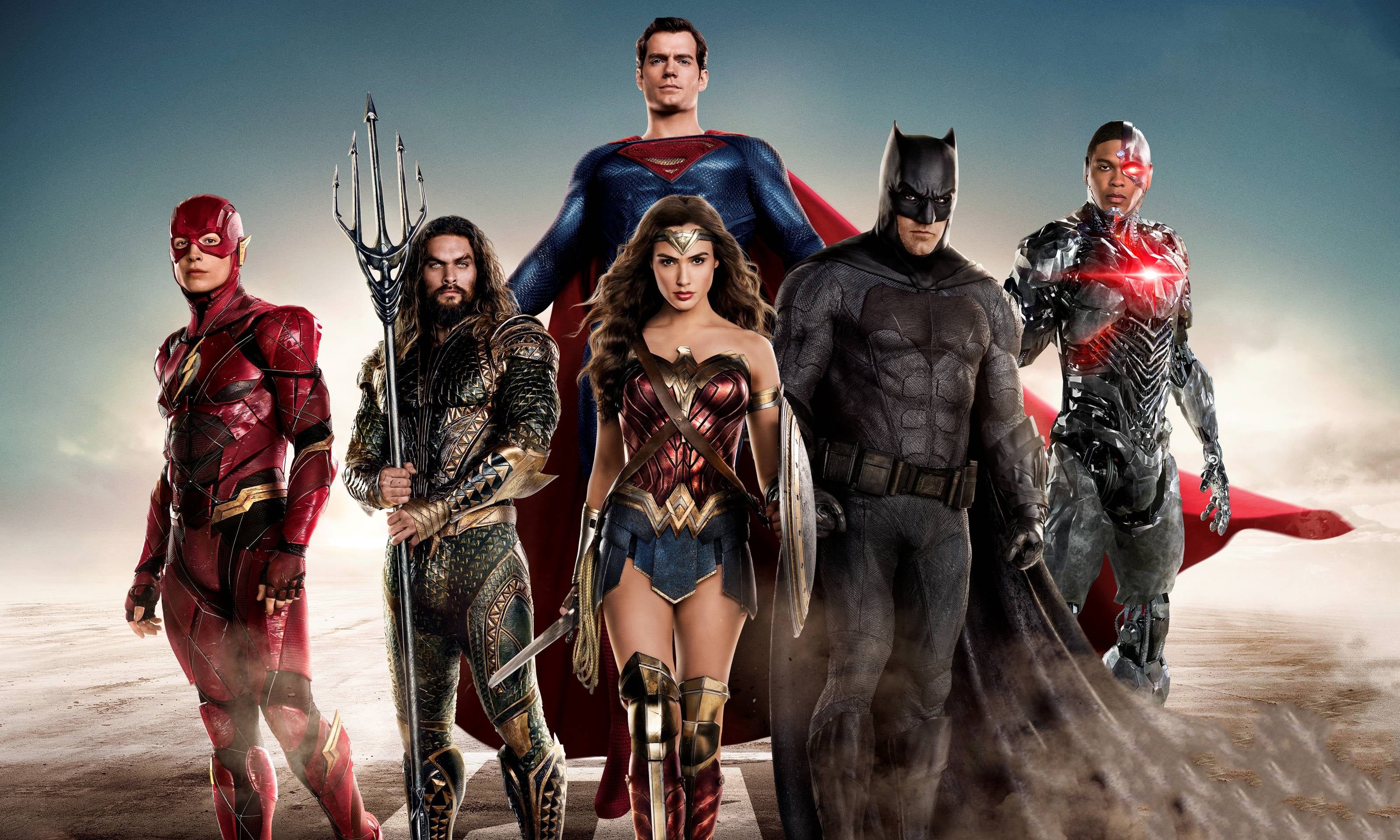 Justice League gruppo eroi, 3200x1920 2K, Desktop