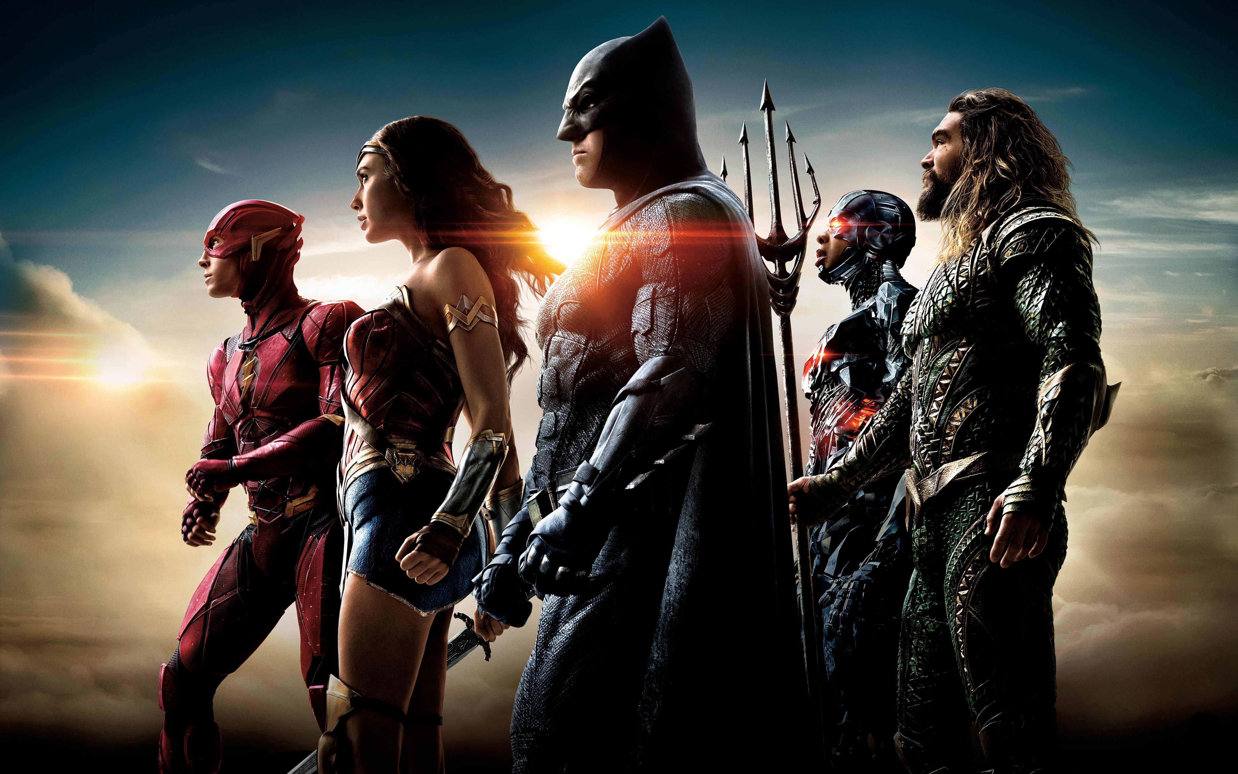 Justice League gruppo eroi, 4320x2700 Ultra HD, 4K TV