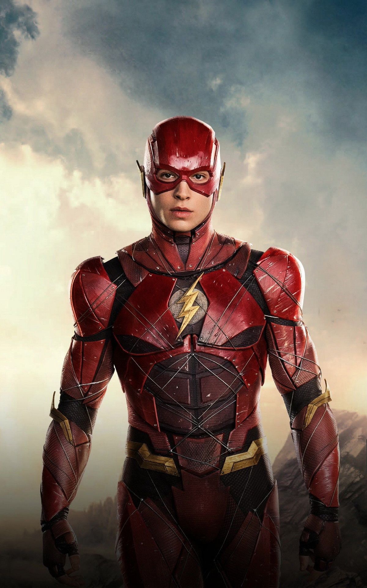 Flash in costume rosso, 1200x1920 Verticale, Mobile