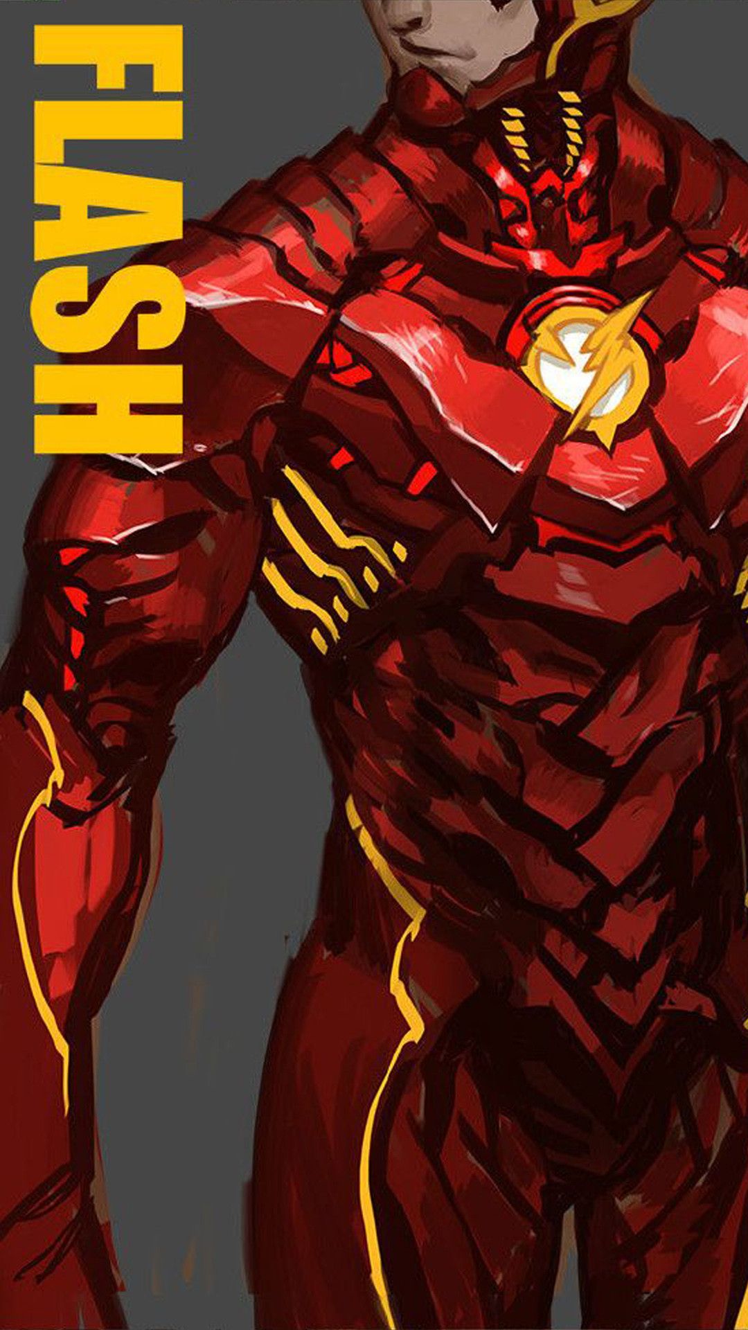 Flash armatura rossa Justice League, 1080x1920 Full HD Verticale, Smartphone