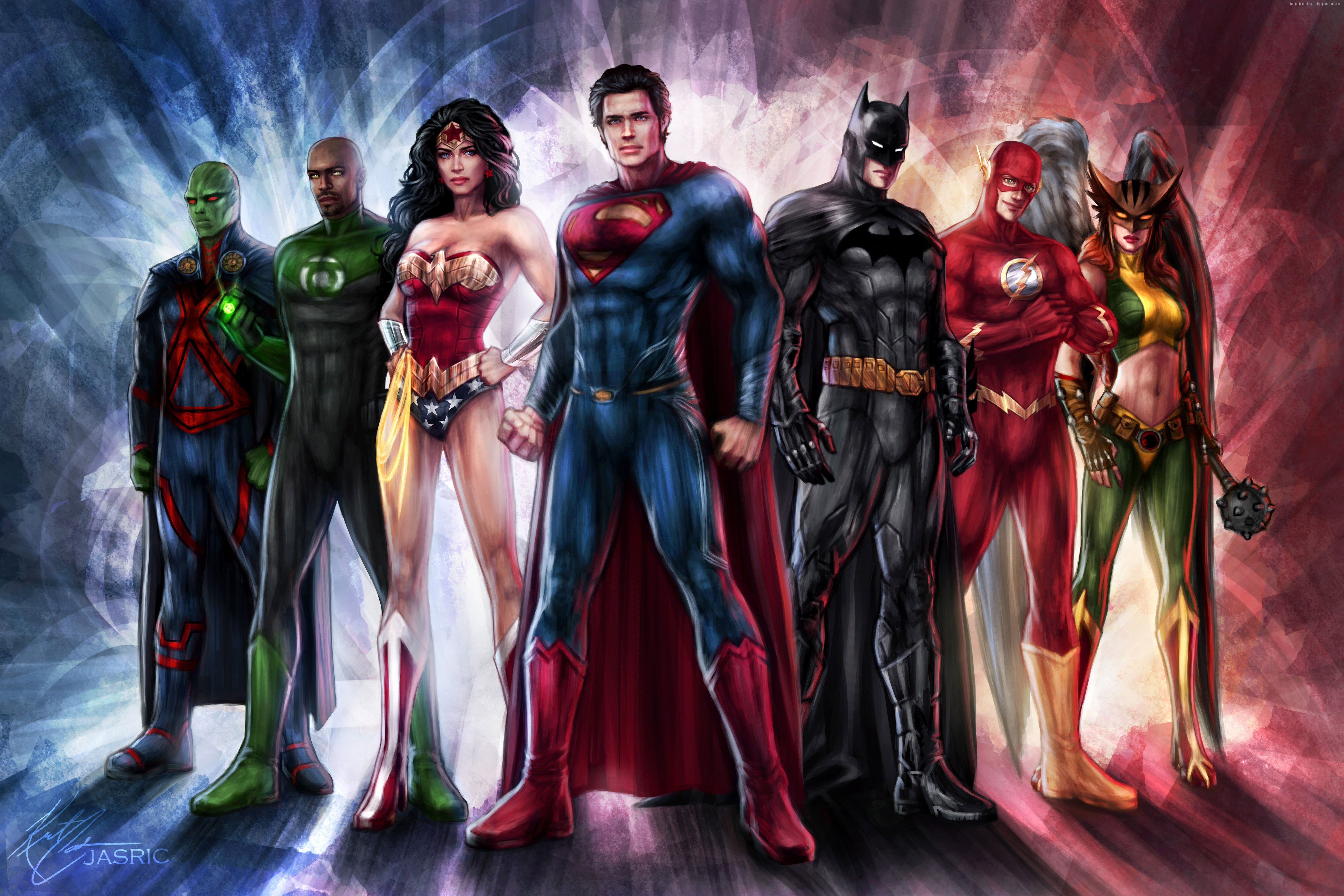Justice League supereroi DC, 6000x4000 Ultra HD, 4K TV