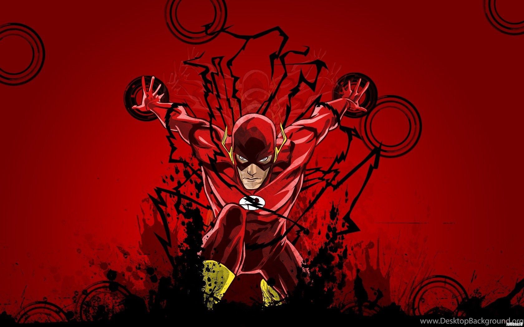 Flash Justice League sfondo rosso, 1680x1050 HD, Lenovo Legion