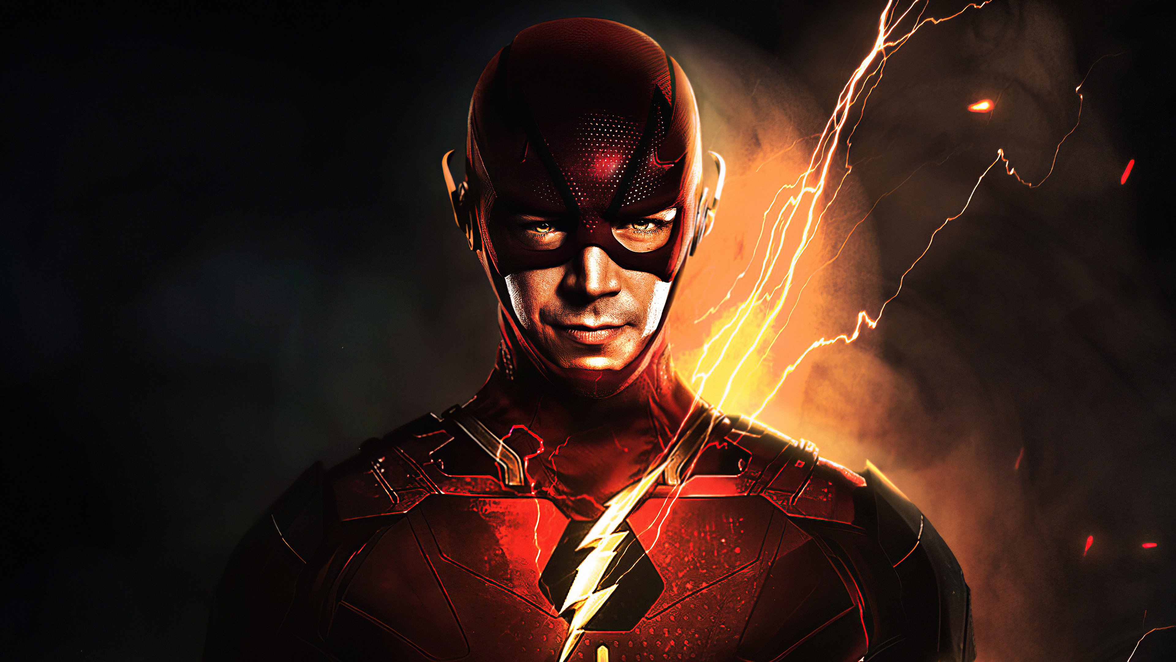 Flash Barry Allen fulmini, 3840x2160 Ultra HD, Monitor 4K