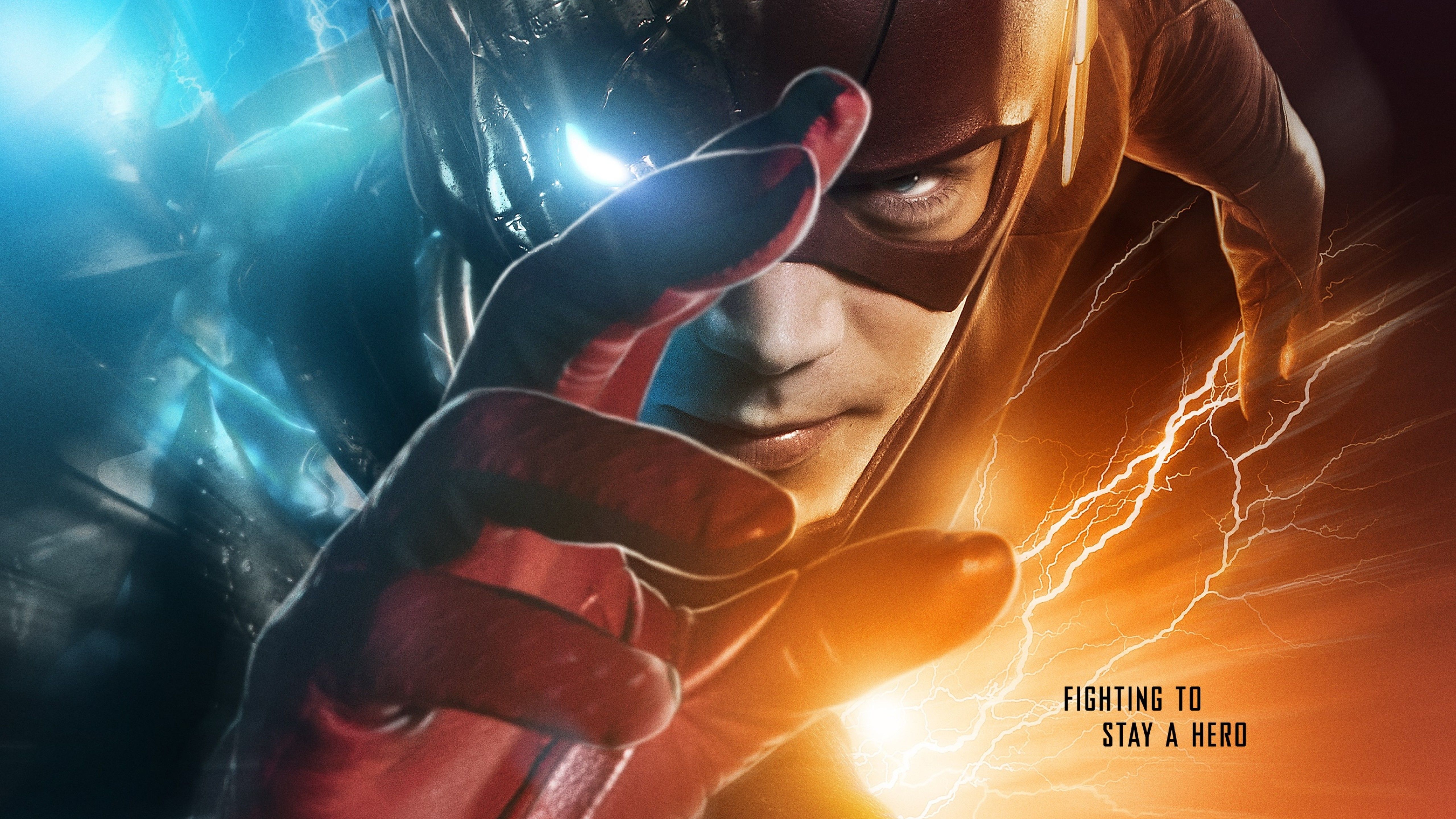 The Flash supereroe fulmini, 5120x2880 UHD, Monitor 4K