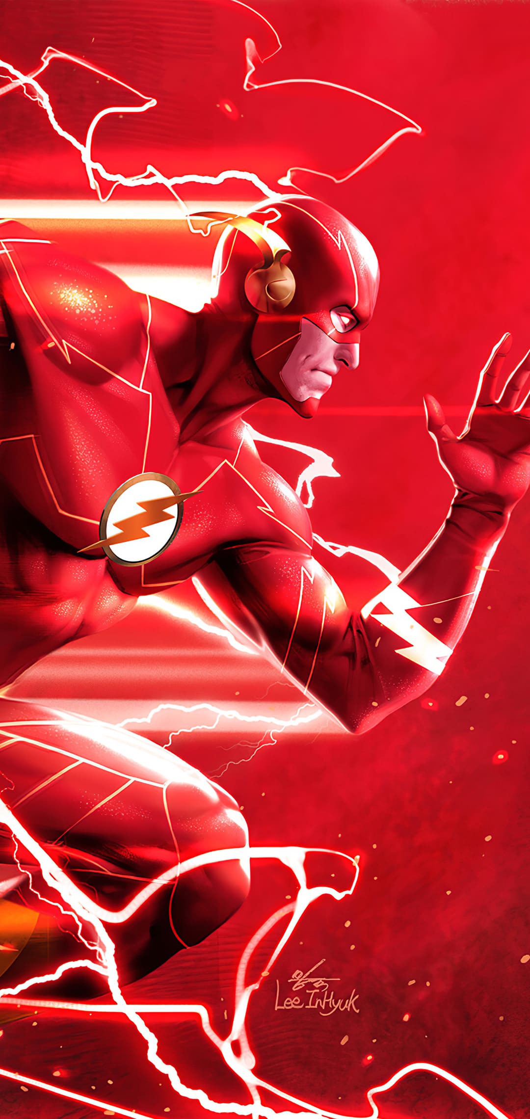 The Flash supereroe corsa, 1080x2280 Verticale, Xiaomi