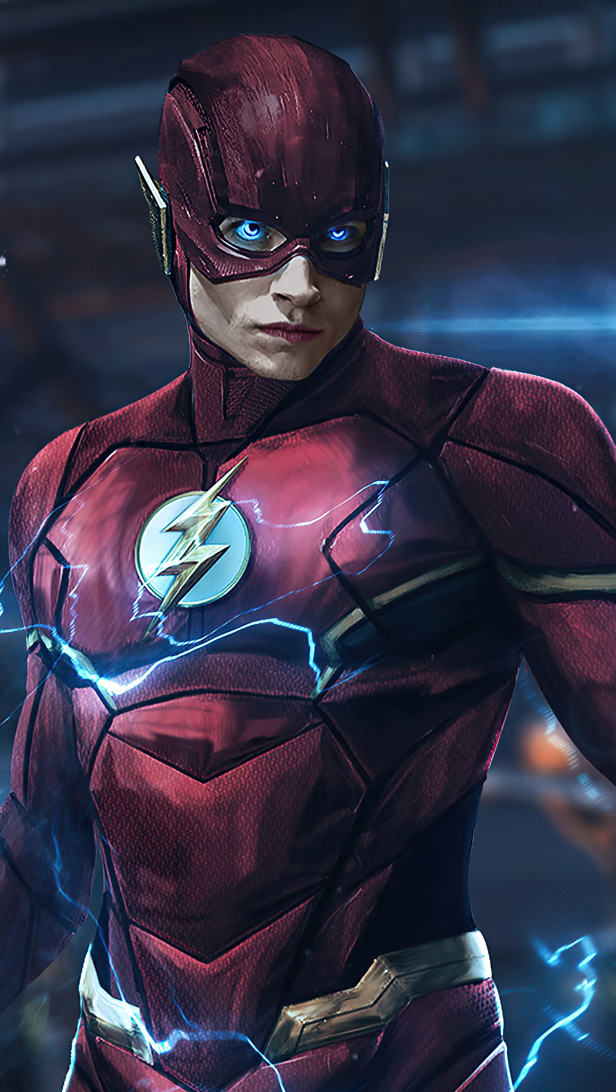 The Flash costume rosso, 1220x2160 Verticale, Mobile