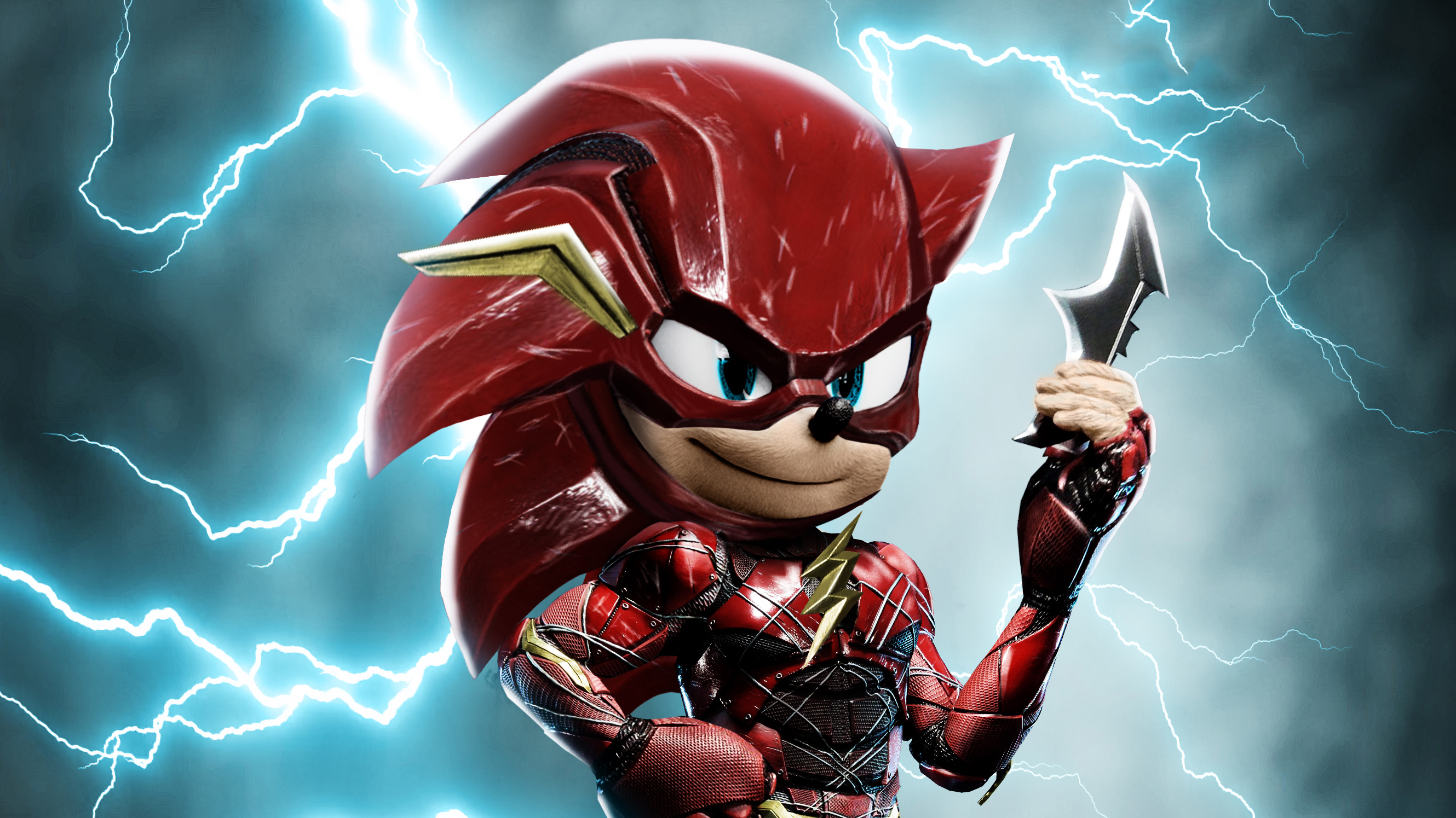 Sonic vestito da Flash, The Flash, 2659x1495 1440p, Desktop