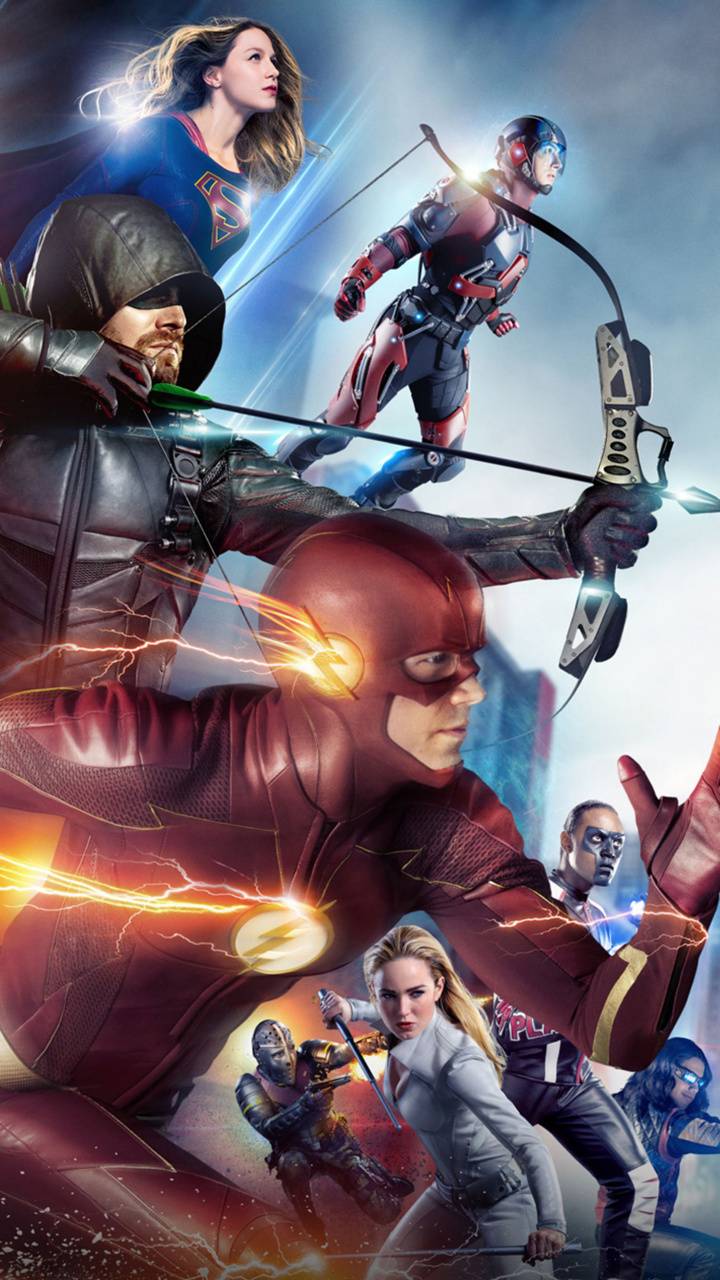 The Flash e Arrowverse eroi, 720x1280 Verticale, Android