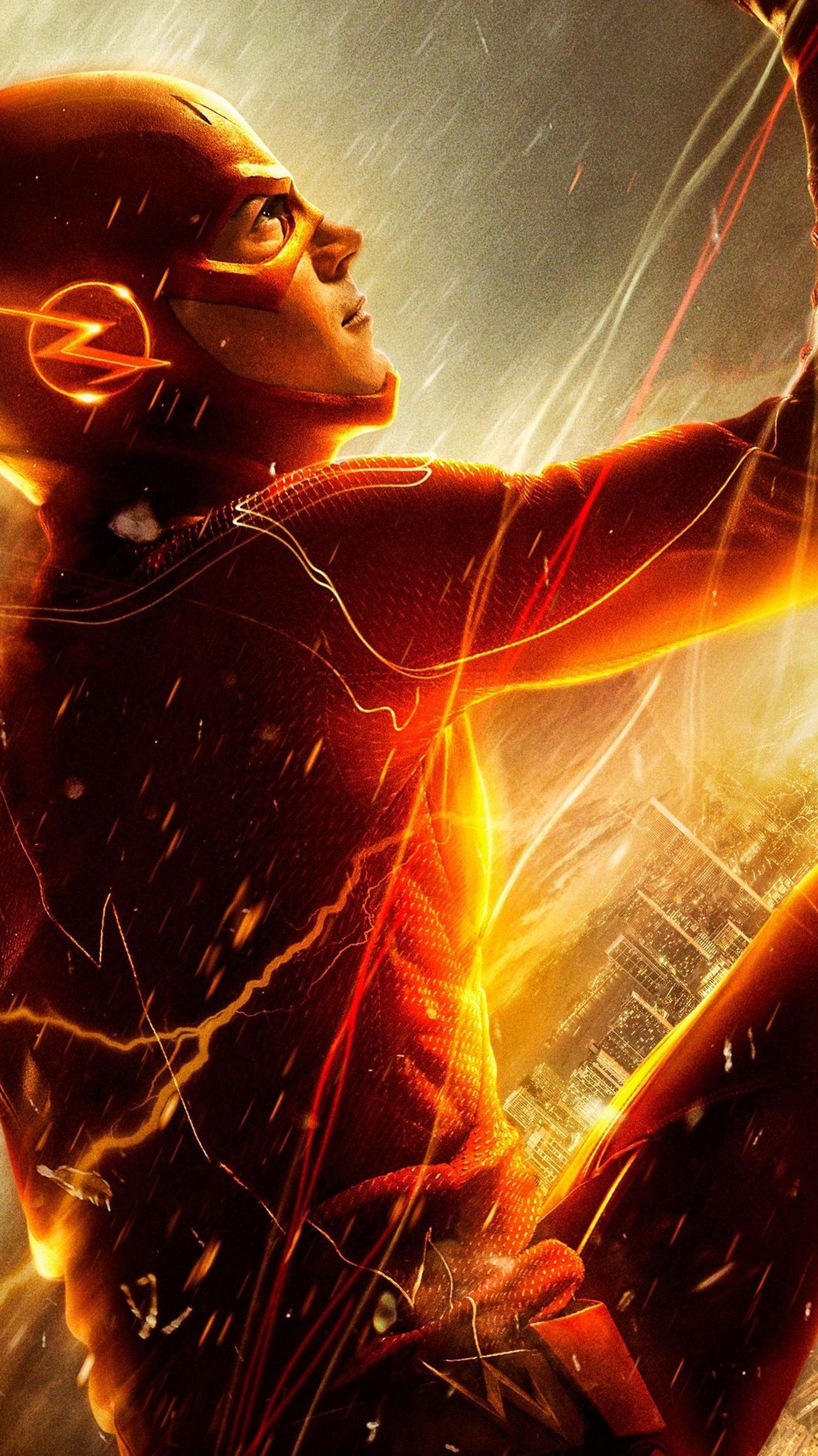 The Flash supereroe fulmini, 1536x2733 Full HD Verticale, iPhone