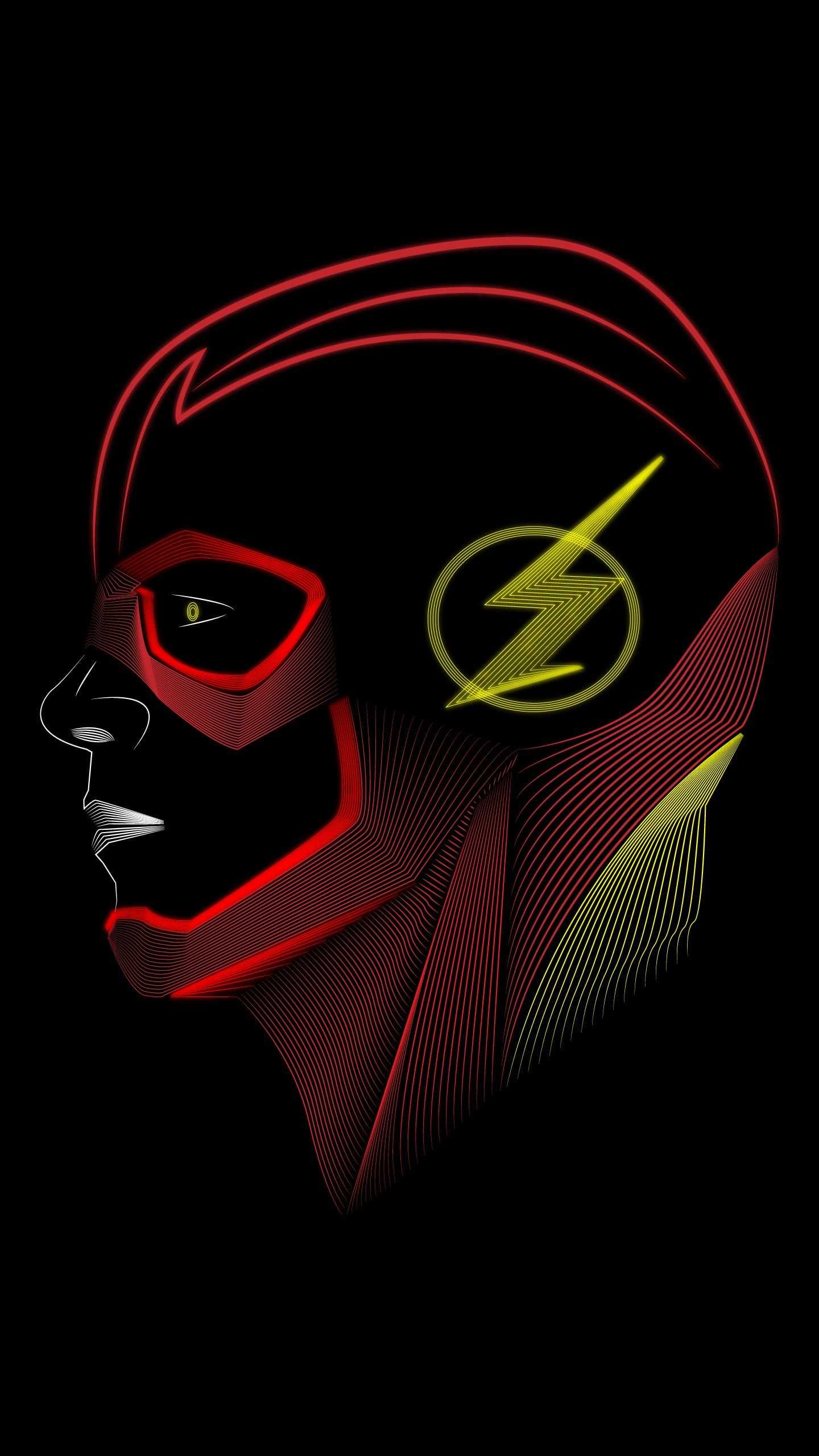 The Flash maschera profilo, 1440x2560 Verticale, Mobile