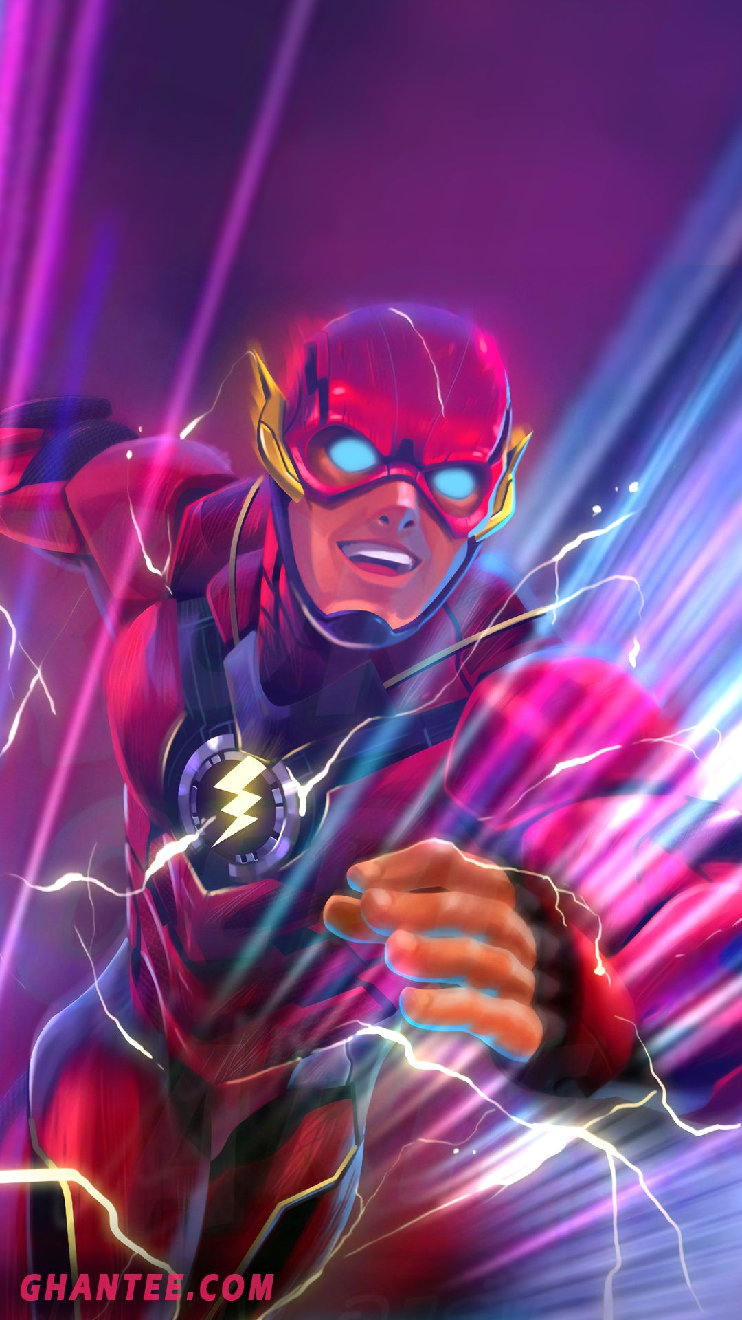 The Flash supereroe fulmini, 1080x1920 Verticale, Telefono