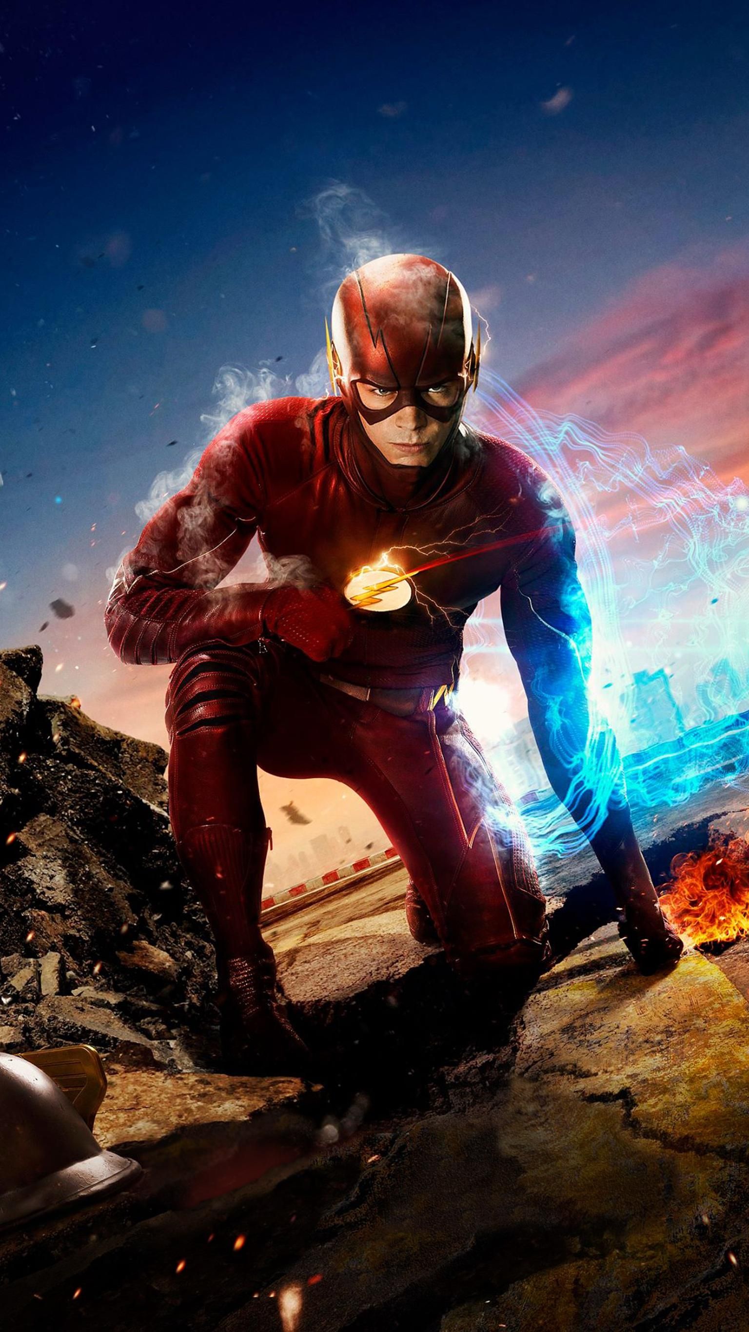 The Flash supereroe fulmine rosso, 1536x2732 Verticale, OnePlus