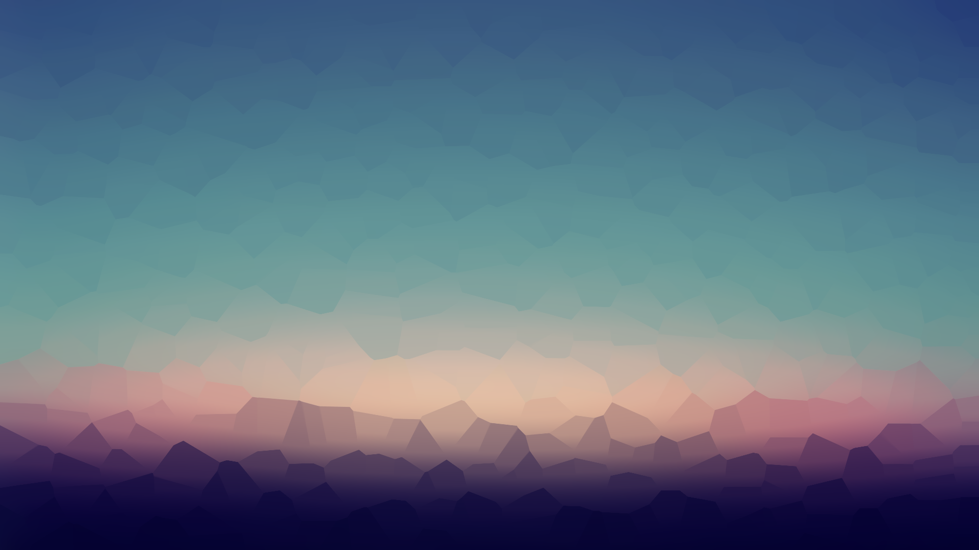 Montagne flat design tramonto, 1920x1080 Full HD 1080p, Laptop
