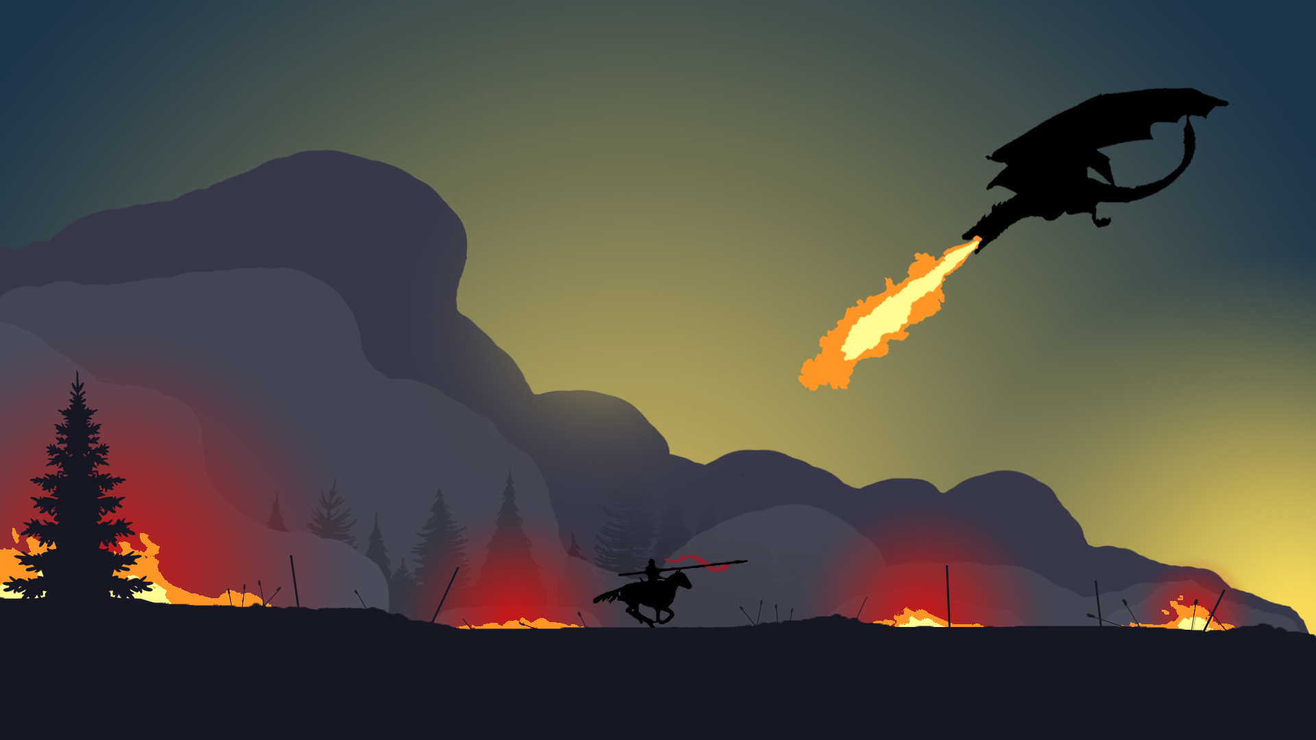 Drago che sputa fuoco, Game of Thrones, 1920x1080 Full HD 1080p, PC