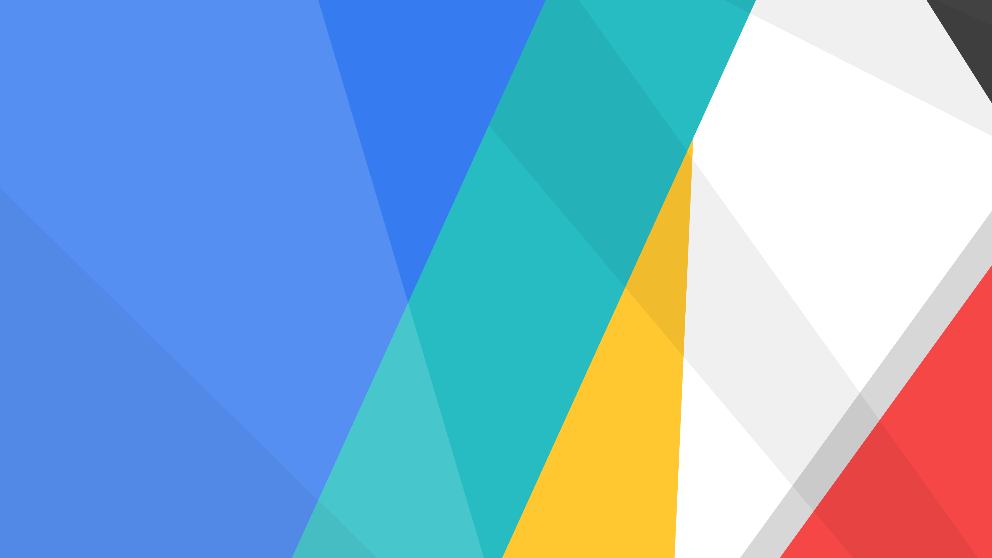 Forme geometriche piatte colorate, 3840x2160 4K, Monitor 4K