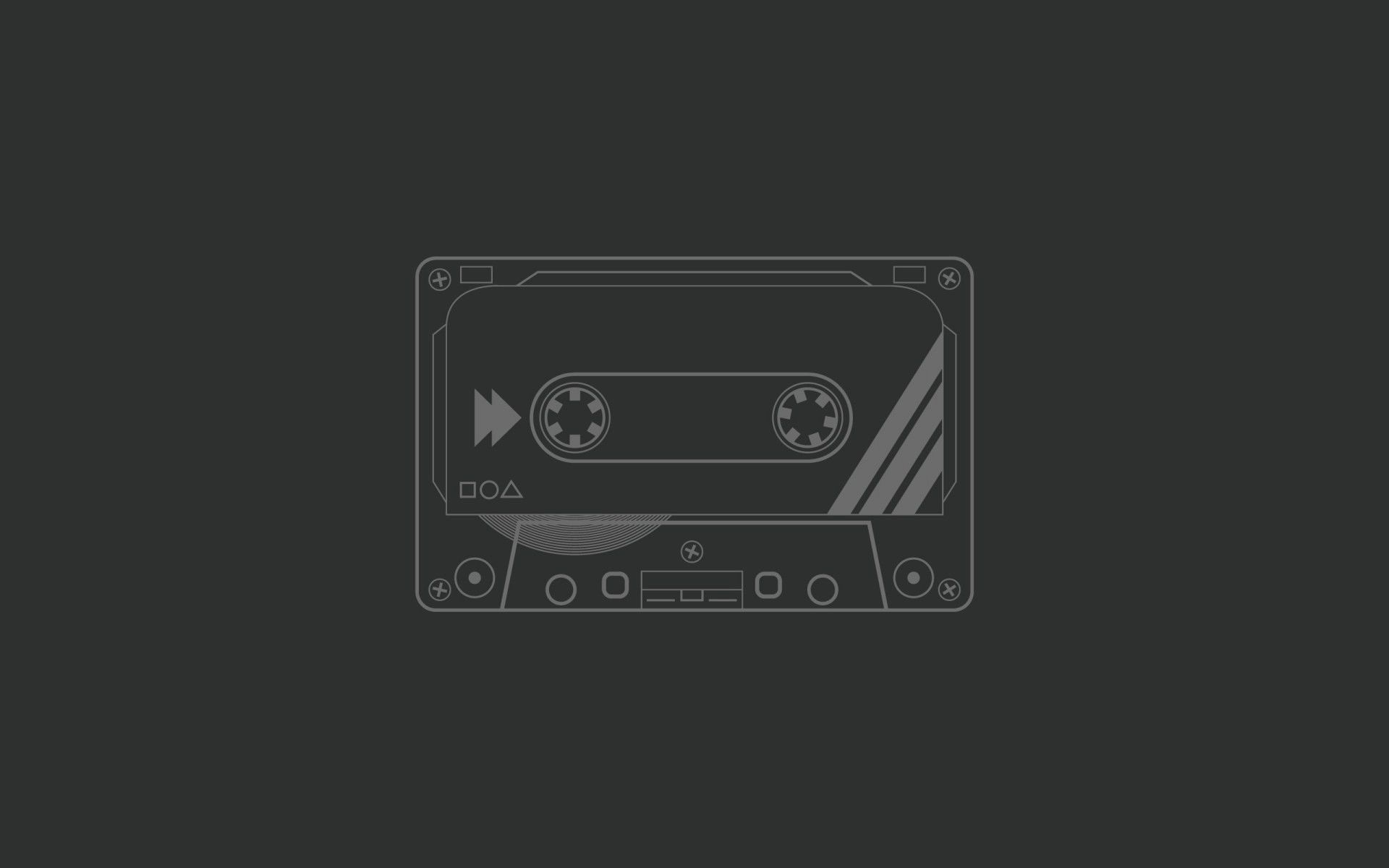 Cassetta audio flat design, 1920x1200 Full HD+, Laptop